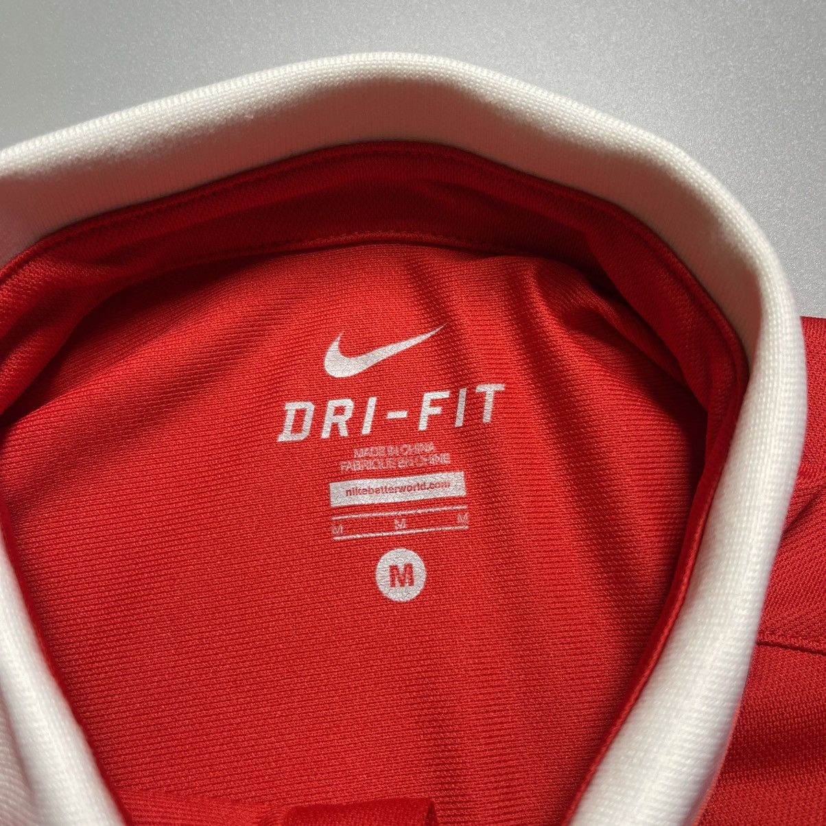 Nike × Vintage NIKE COURT RED POLO SIZE “M” 644776-657 Size US M / EU 48-50 / 2 - 4 Thumbnail