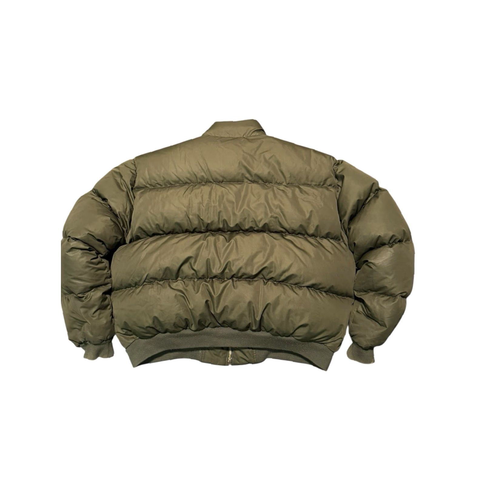 Ralph Lauren VTG 90s Polo Ralph Lauren Down Puffer Bomber Jacket XL Olive Green Men Regular Warm Outer Shell Zip Size US XL / EU 56 / 4 - 7 Thumbnail