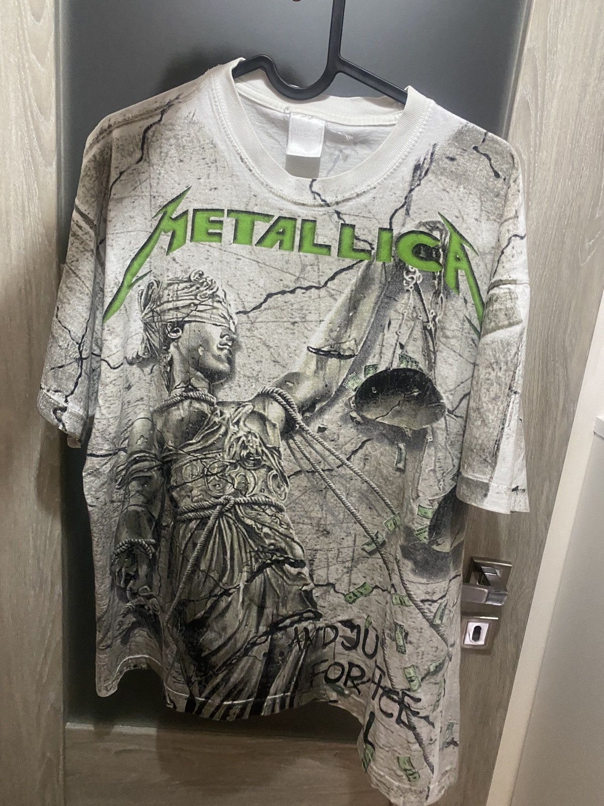 Band Tees × Metallica × Vintage Metallica and justice for all AOP Vintage y2k fullprint tee Size US L / EU 52-54 / 3 - 1 Thumbnail