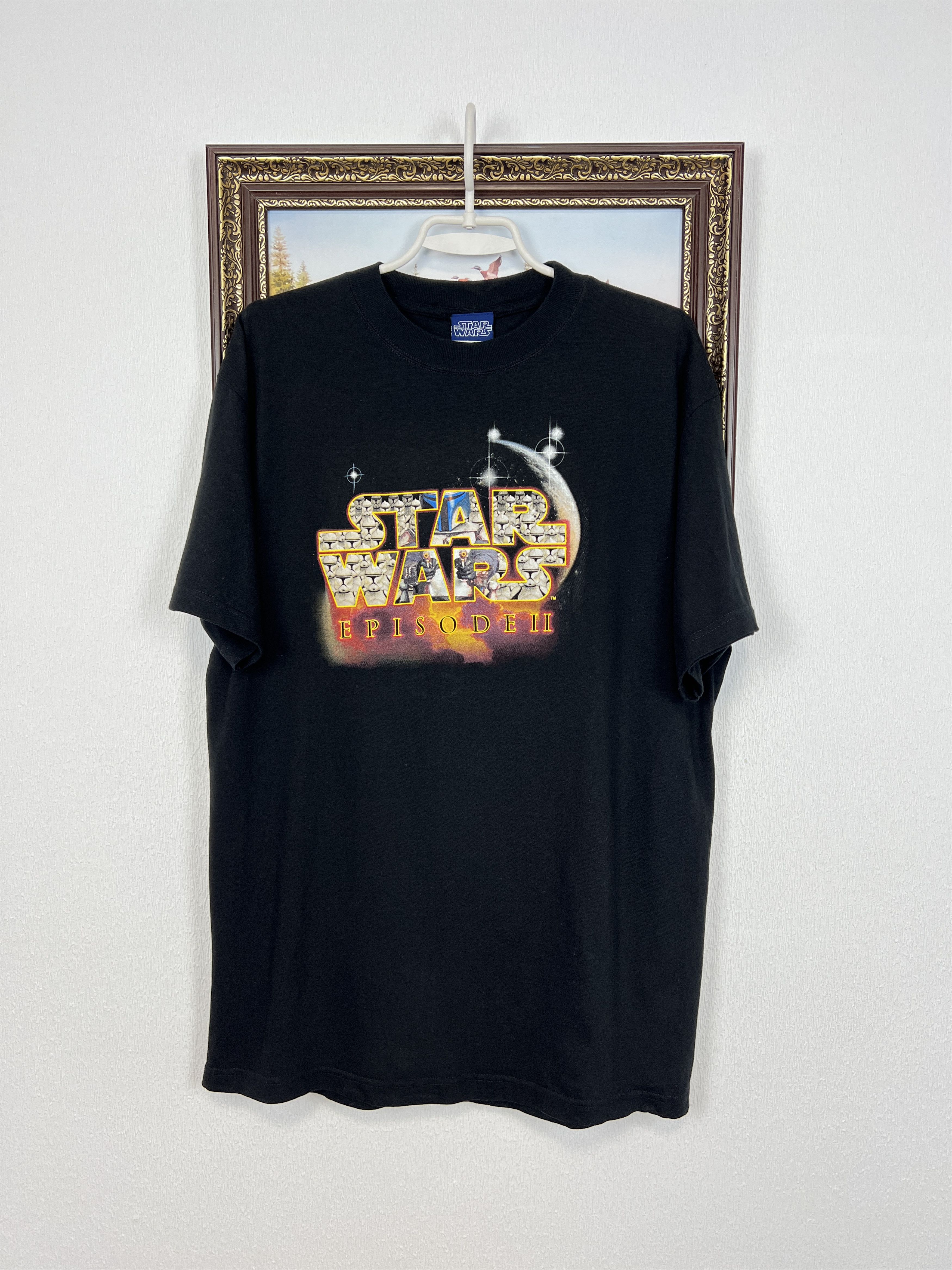 Vintage Vintage Star Wars Episode II Attack of the Clones Shirt Tee Size US L / EU 52-54 / 3 - 1 Thumbnail