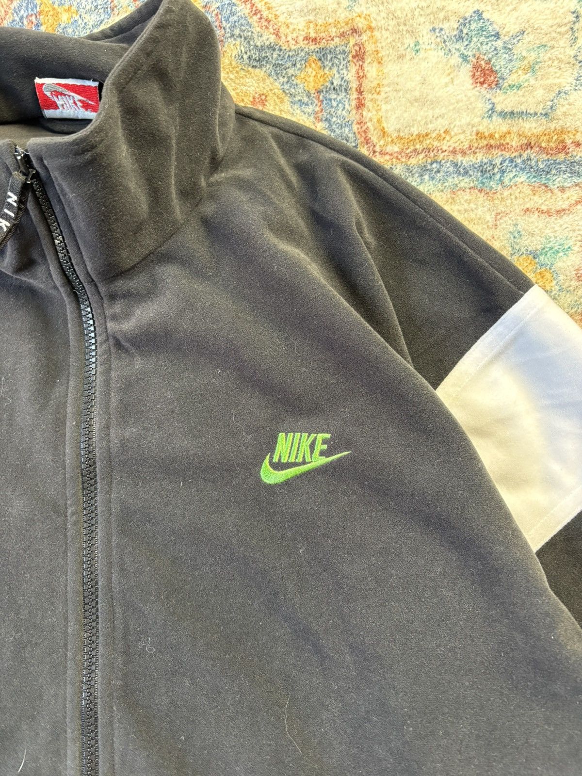 Nike Vintage Nike Velour Zip-up Track Jacket Medium Size US M / EU 48-50 / 2 - 4 Thumbnail