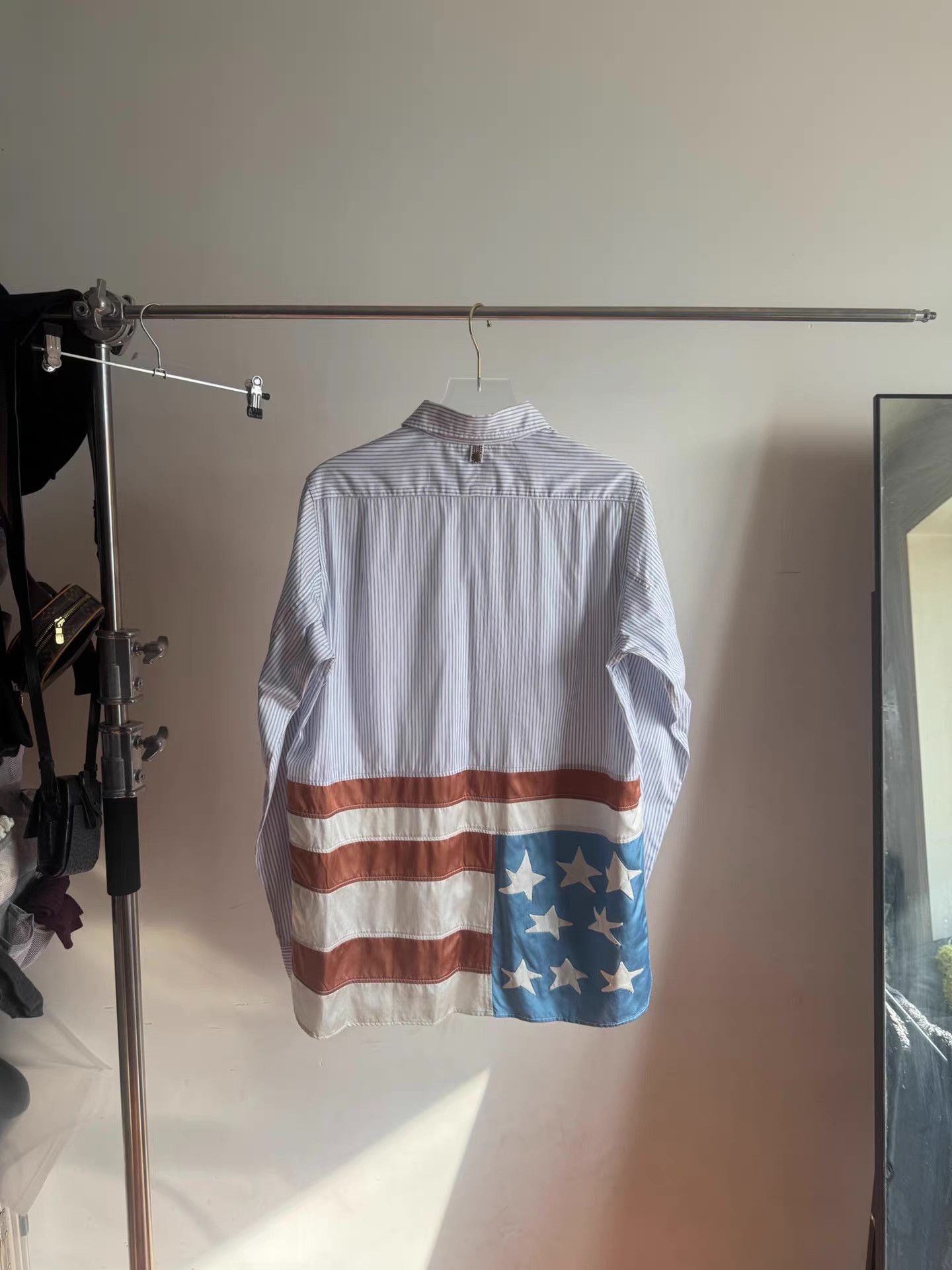 Visvim Visvim stars and stripes satin shirt Q17 Size US L / EU 52-54 / 3 - 1 Thumbnail