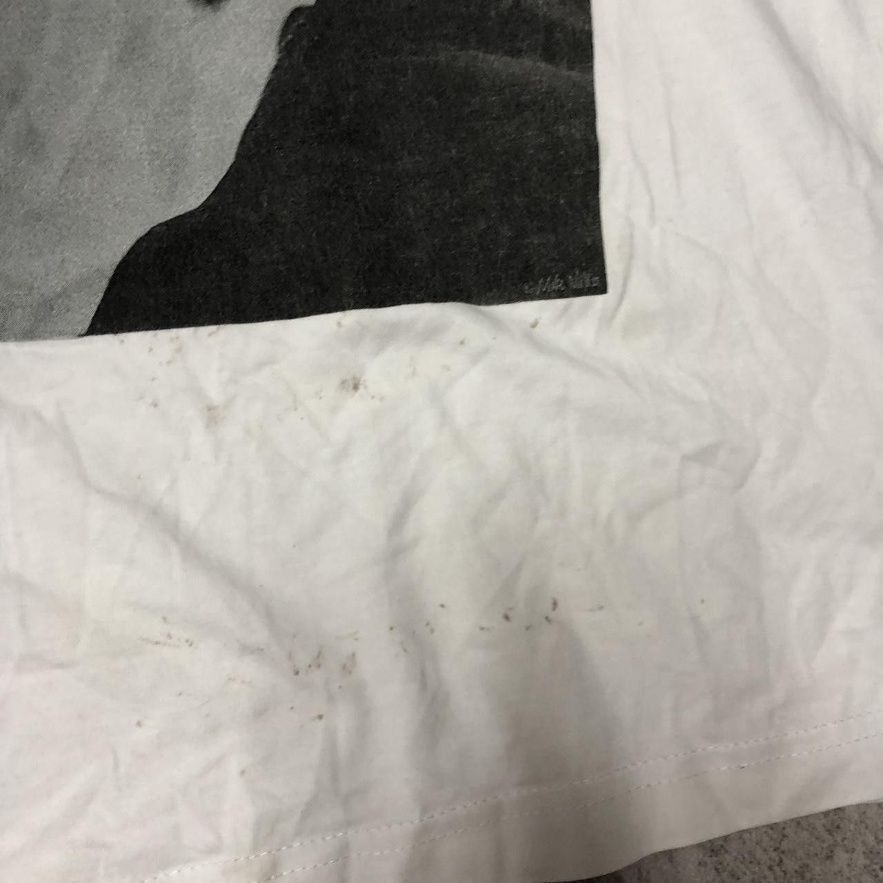 Other White Tupac graphic tee with small stains tee Size US S / EU 44-46 / 1 - 2 Thumbnail