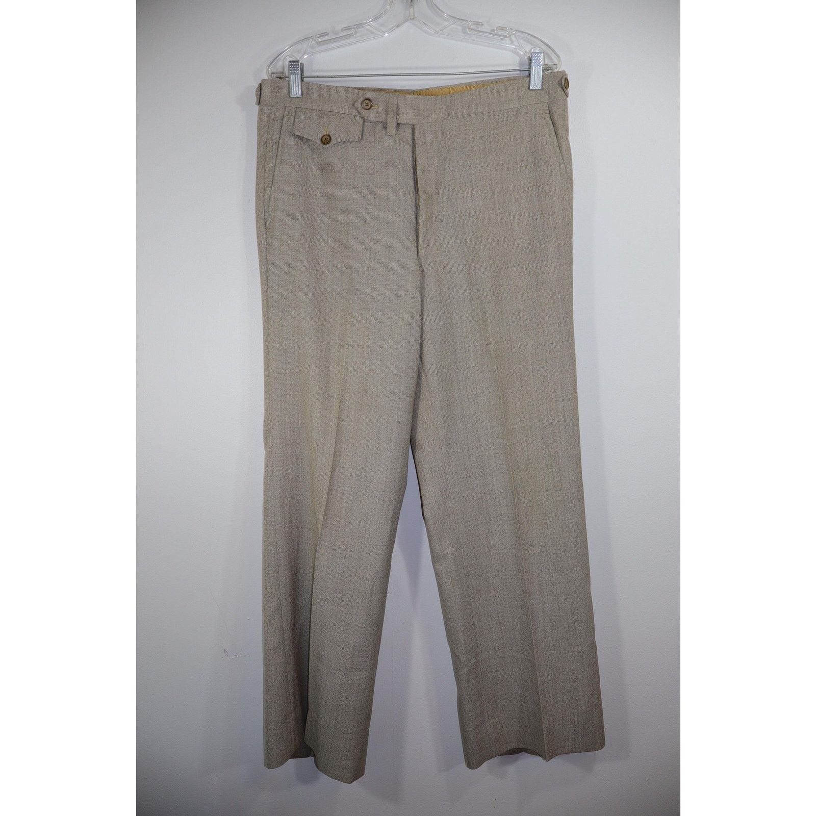 Cartier 40L Vintage 70s Cartier Collection Hopsack 2 Piece Suit Size 40L - 9 Thumbnail