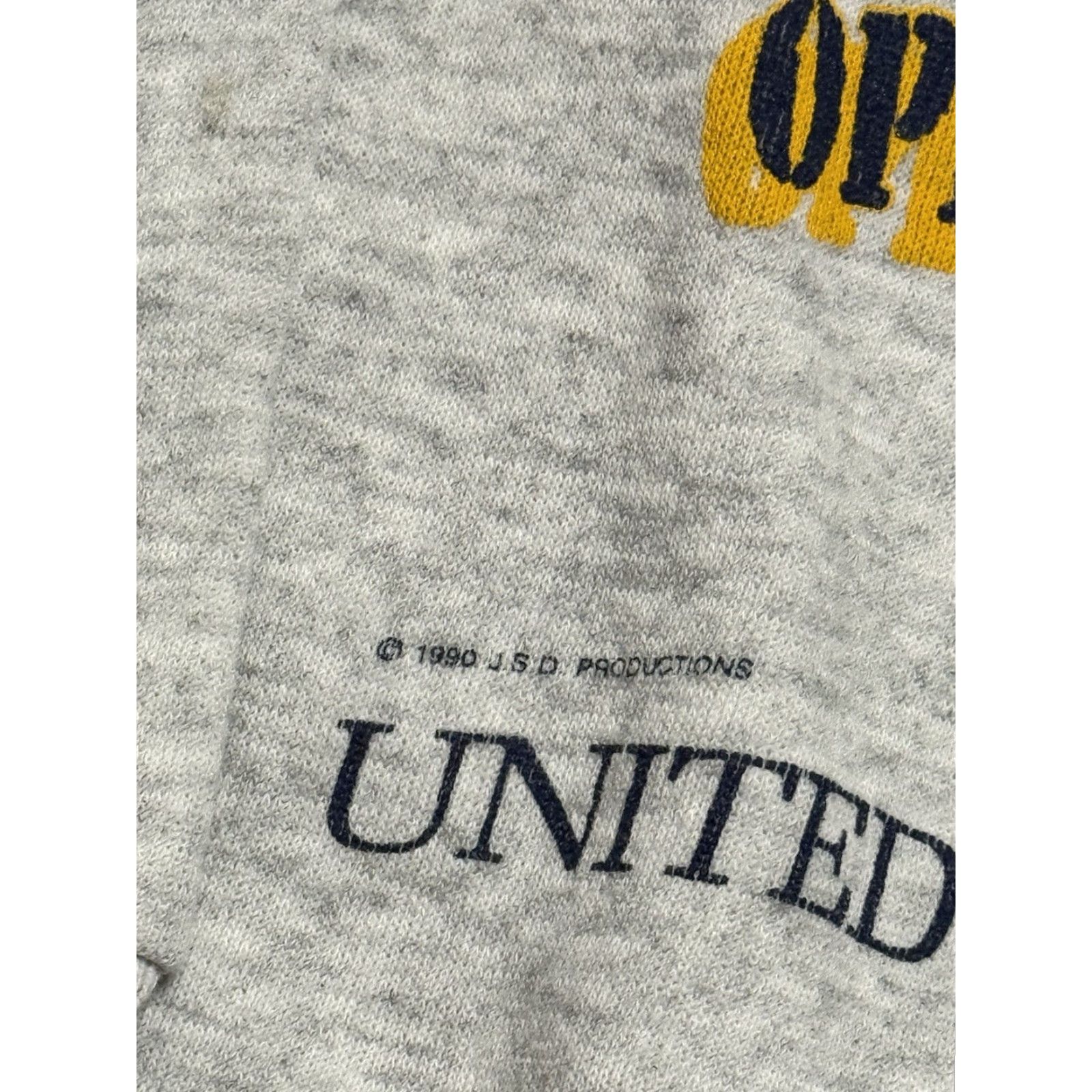 Vintage VINTAGE Operation Desert Storm Sweatshirt Men Medium Grey Map Made in USA Size US M / EU 48-50 / 2 - 4 Thumbnail