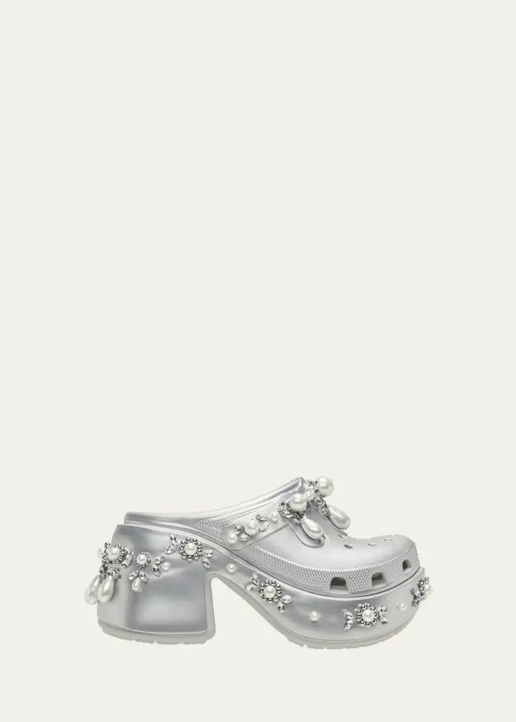 Crocs × Simone Rocha SIMONE ROCHA X CROCS Siren Spiked Clogs Size US 7 / IT 37 - 1 Thumbnail