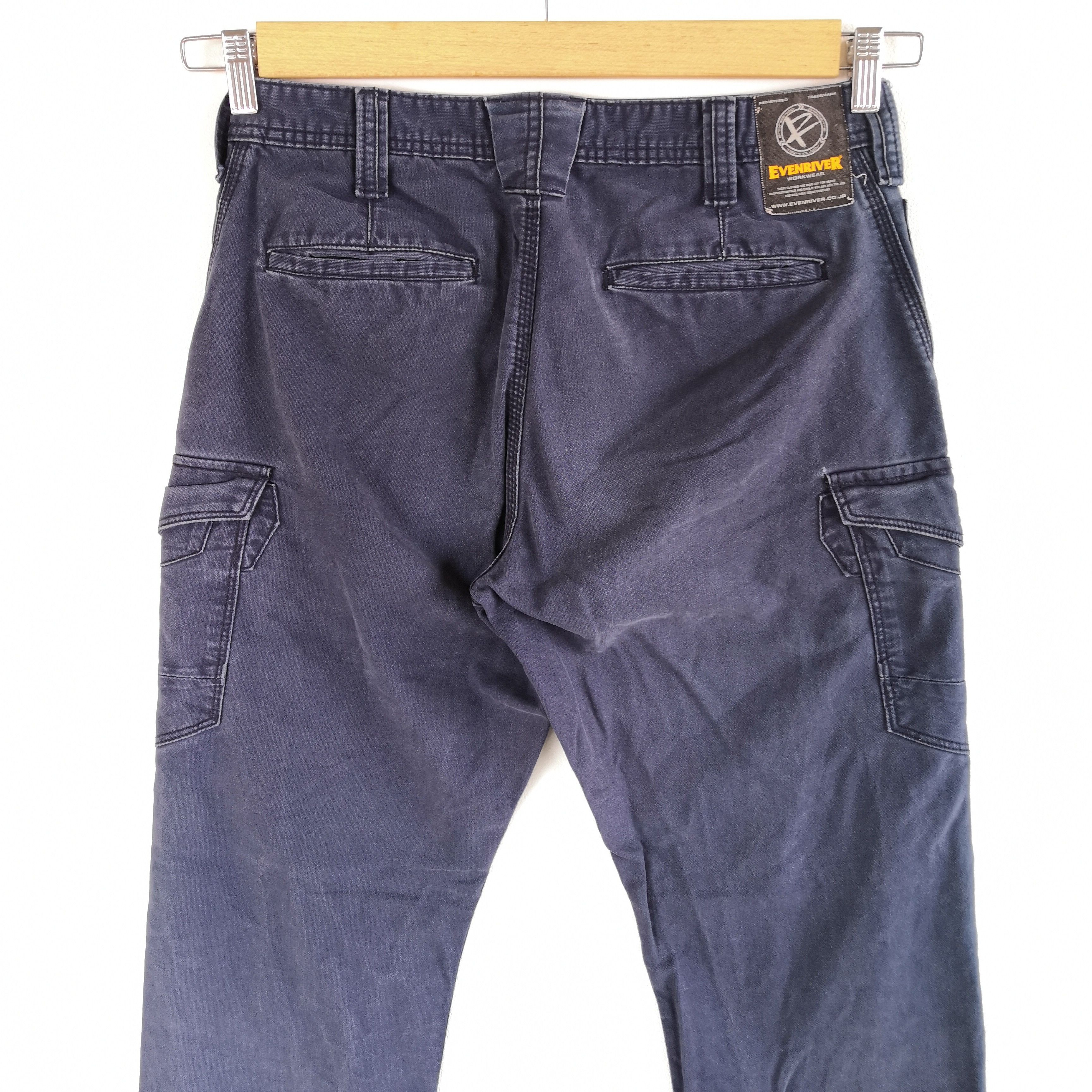 Japanese Brand Evenriver Cargo Pants Navy Japanese Utility Trousers Pants Size US 30 / EU 46 - 4 Thumbnail