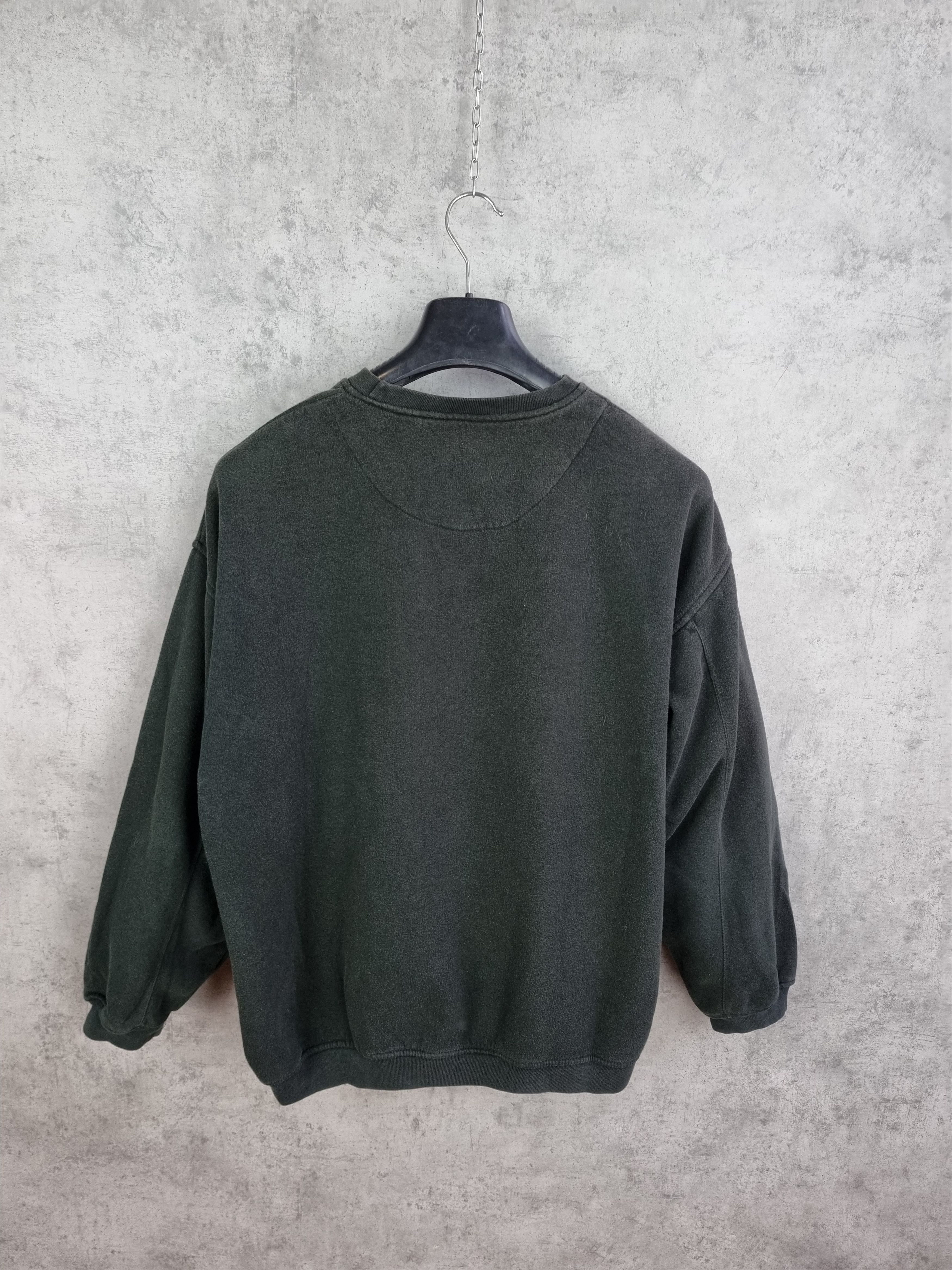 Vintage Faded Destroyed Sweatshirt with Embroidered Logo Size US XXL / EU 58 / 5 - 13 Thumbnail