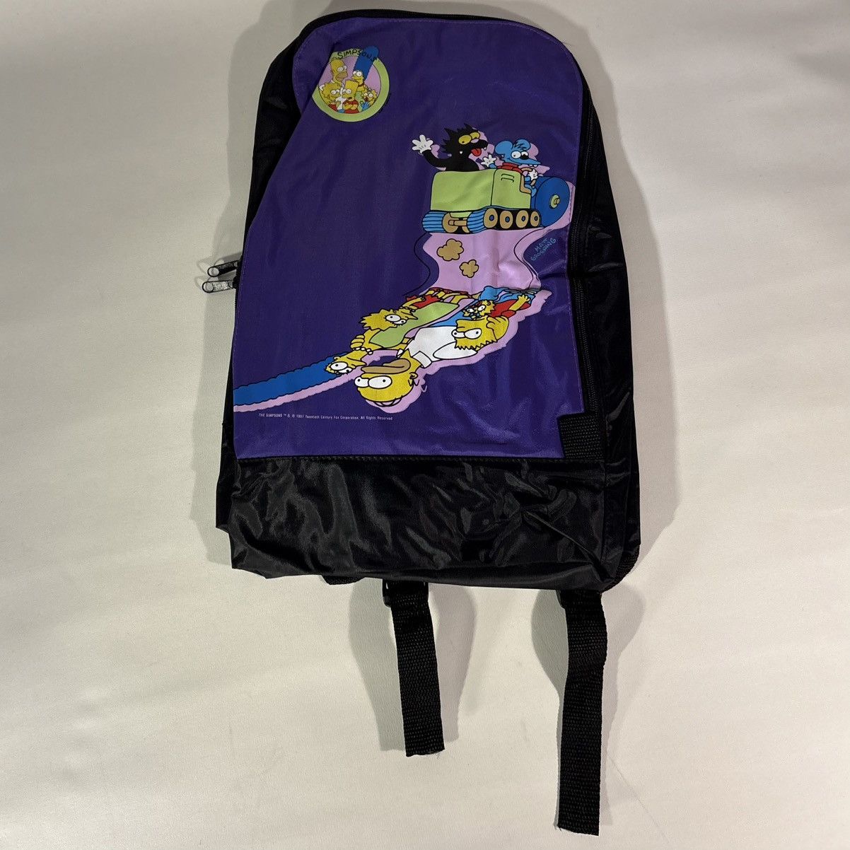 Vintage Vintage 90s Simpsons Bags Itchy & Scratchy Kidz Biz Backpack Size ONE SIZE - 6 Thumbnail