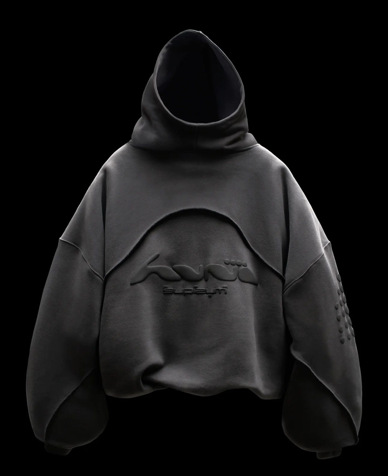 Huni Design Huni Hoodie by Mona Thomas - Black Size XL