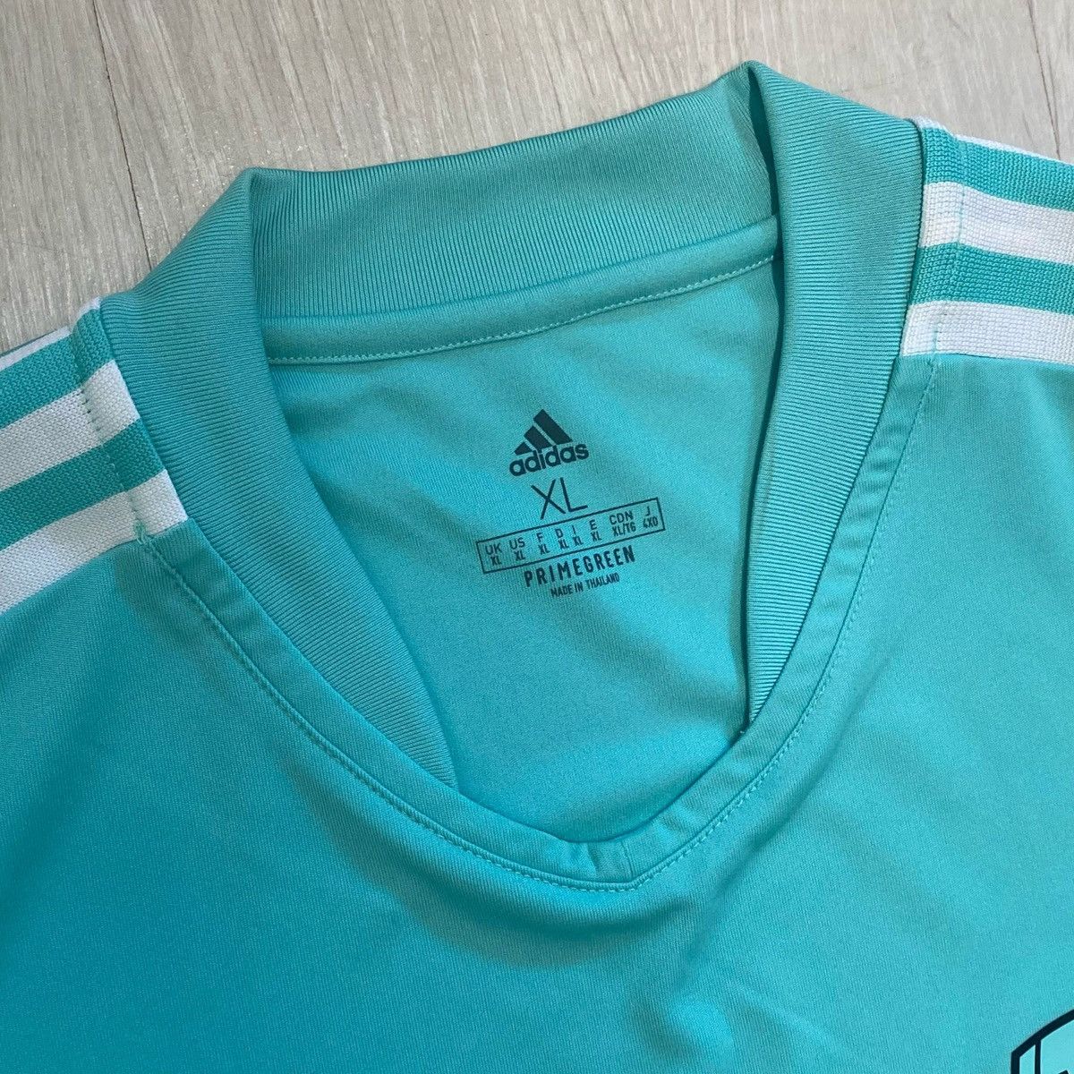 Adidas Arsenal Turqoise football shirt Size US XL / EU 56 / 4 - 3 Thumbnail