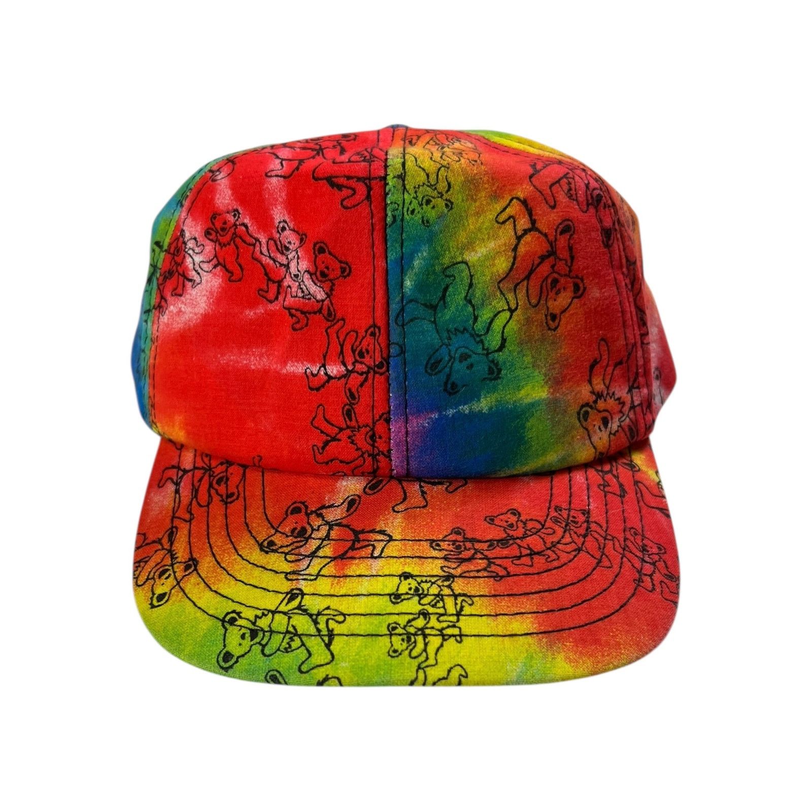 Band Tees × Grateful Dead × Vintage Vintage 90s Grateful Dead Bears AOP tie dye SnapBack Size ONE SIZE - 1 Thumbnail