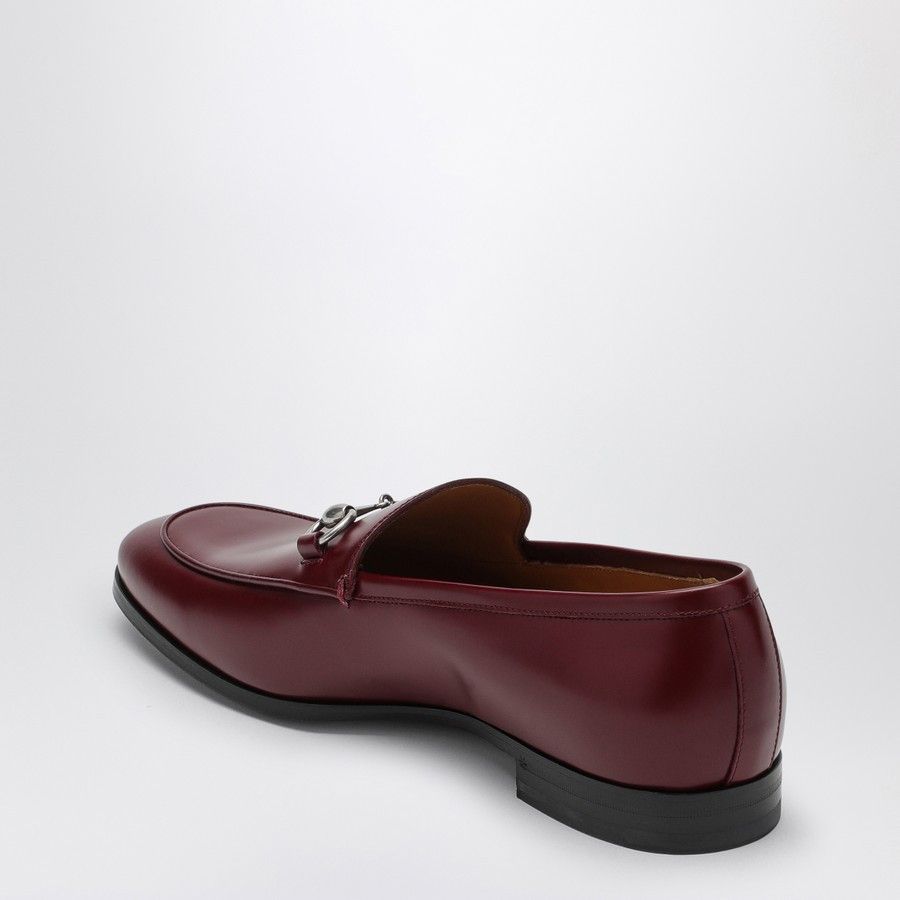 Gucci o1d2blof0525 Horsebit Moccasin Leather Shoes in Red Size US 10.5 / EU 43-44 - 4 Thumbnail