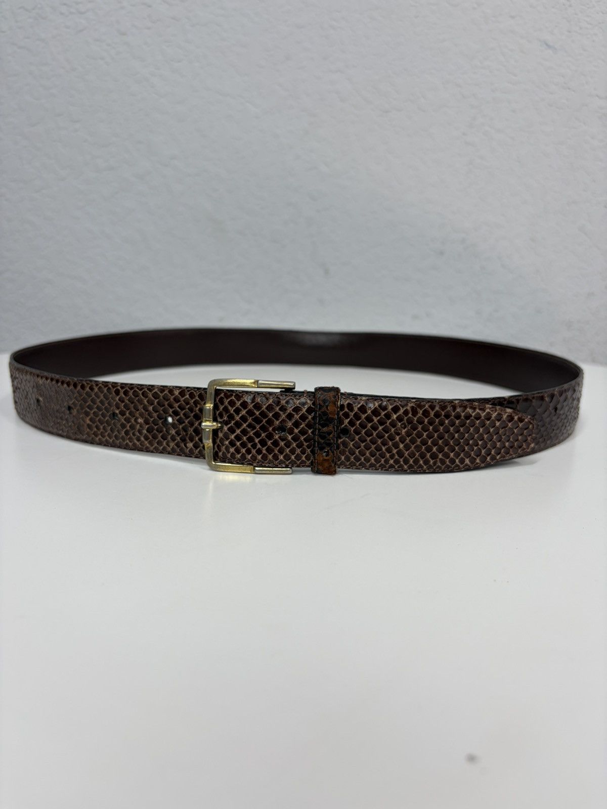 Hysteric Glamour Gothic Leather Belt with Sculpted Metal Panels LGB Vibe Size 32 - 9 Thumbnail