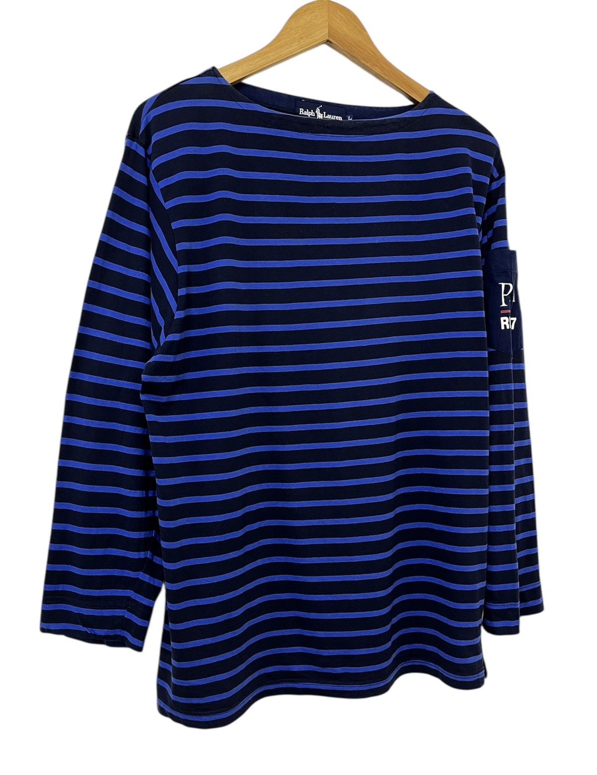 Polo Ralph Lauren VINTAGE POLO RALPH LAUREN RL 67 STRIPED LOGO TSHIRT Size US L / EU 52-54 / 3 - 2 Thumbnail