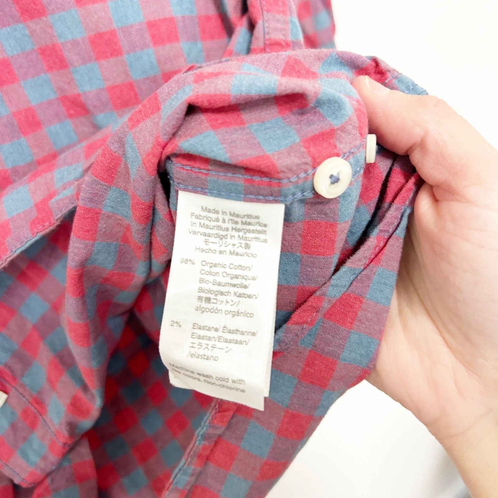 J.Crew J. Crew Plaid Organic Cotton Long Sleeve Button Down Sz M Size US M / EU 48-50 / 2 - 4 Thumbnail