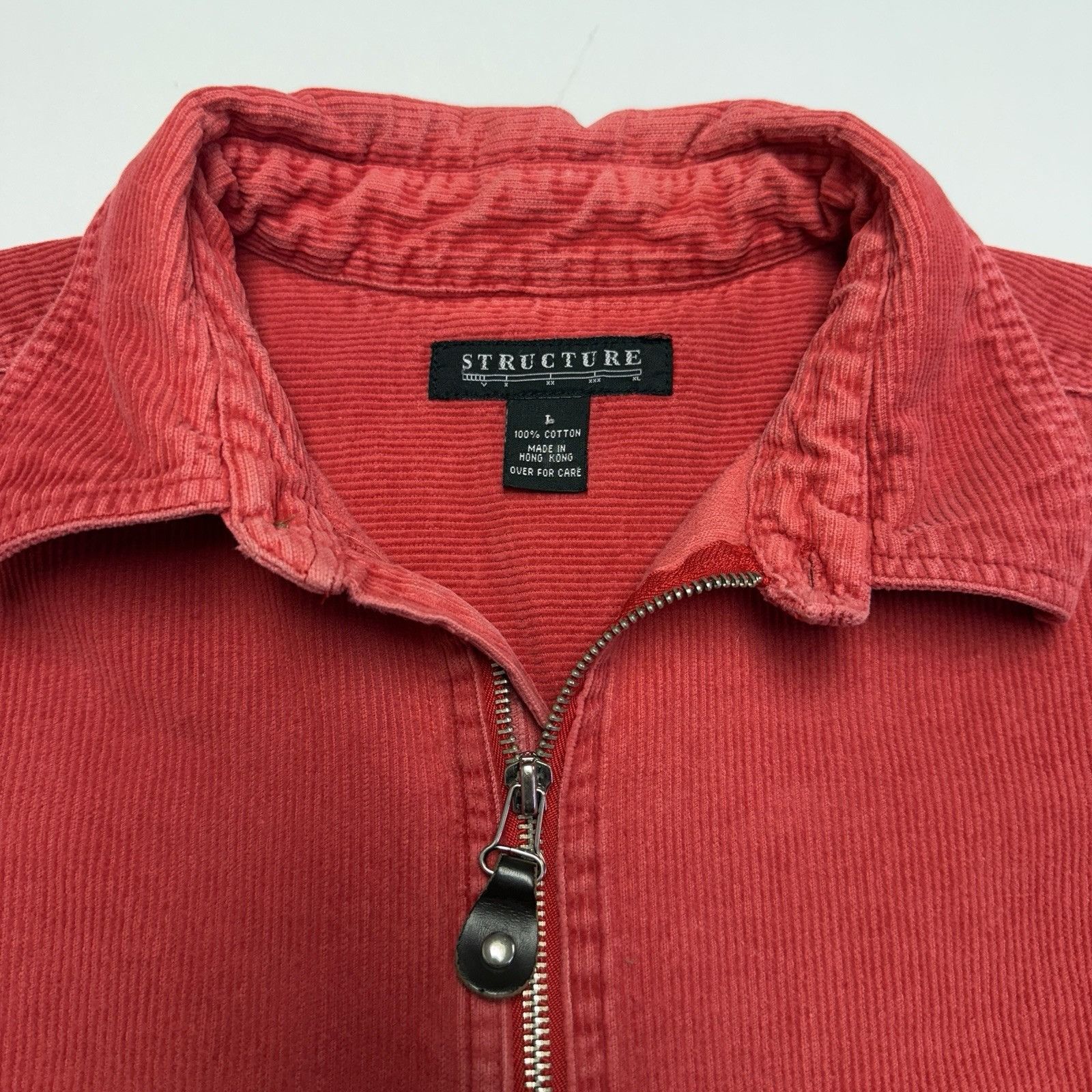 Structure × Vintage Vintage Structure Corduroy Anorak Jacket Adult Large Red Col Size US L / EU 52-54 / 3 - 5 Thumbnail