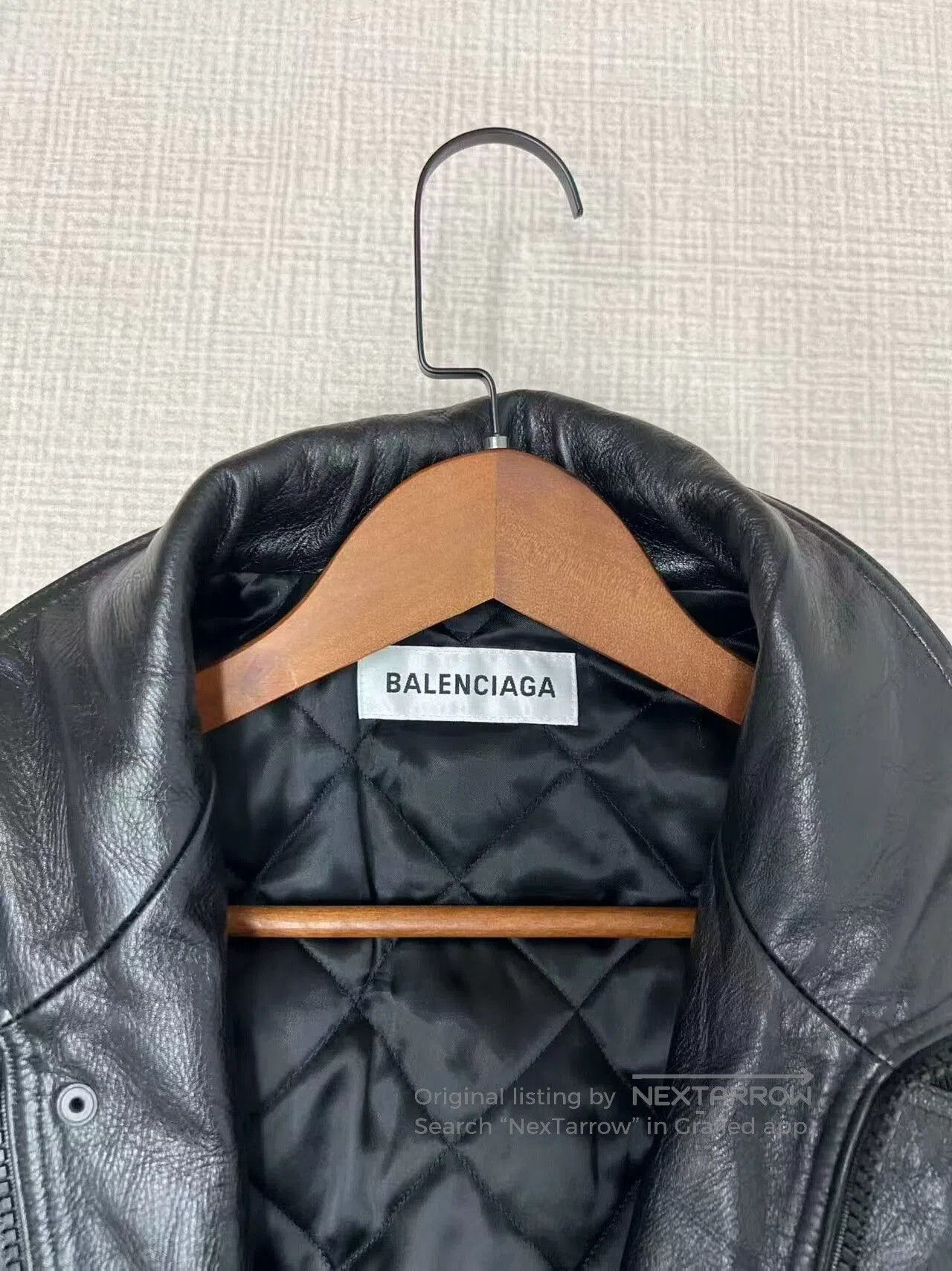 Balenciaga balenciaga racing logo leather jacket. Size US L / EU 52-54 / 3 - 3 Thumbnail