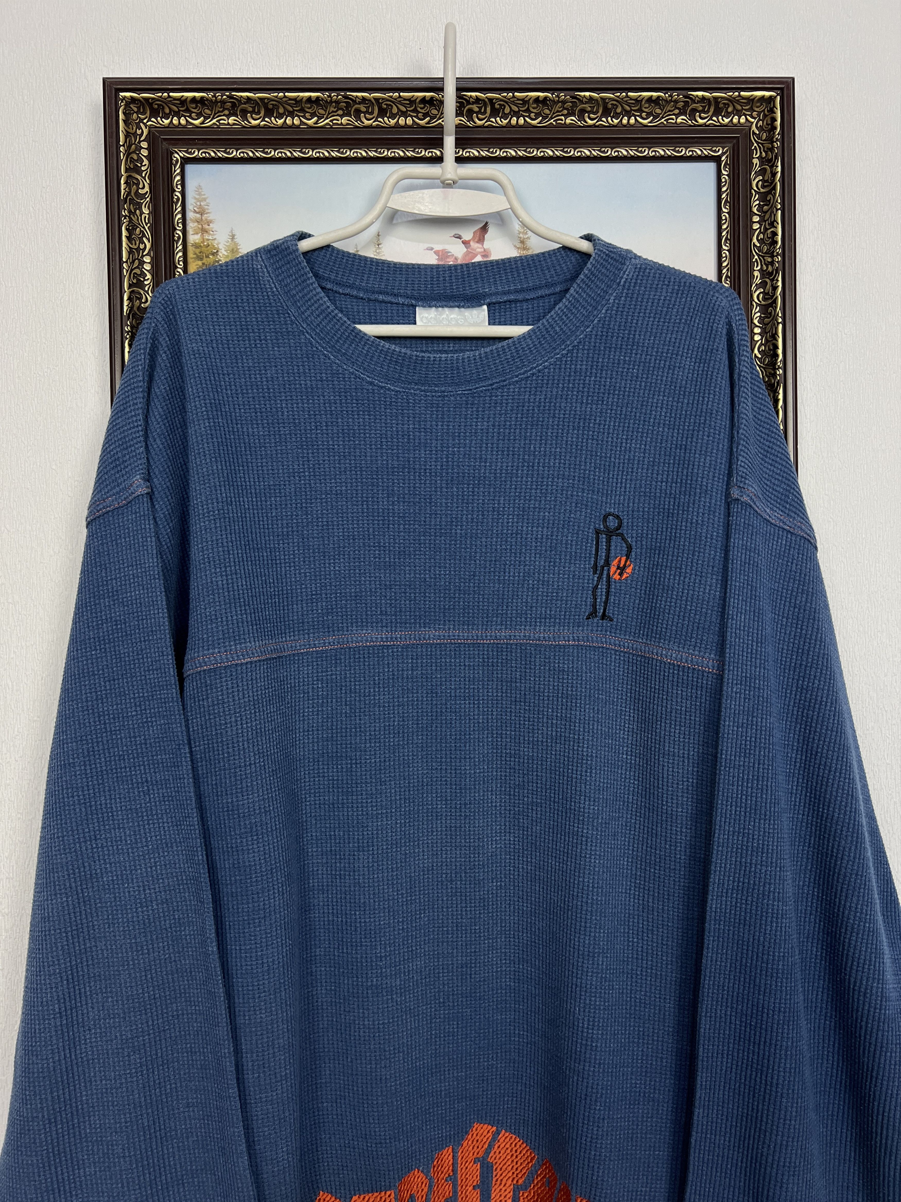 Adidas Vintage 90's Adidas Streetball Sweatshirt Track Top Crewneck Size US XL / EU 56 / 4 - 2 Thumbnail
