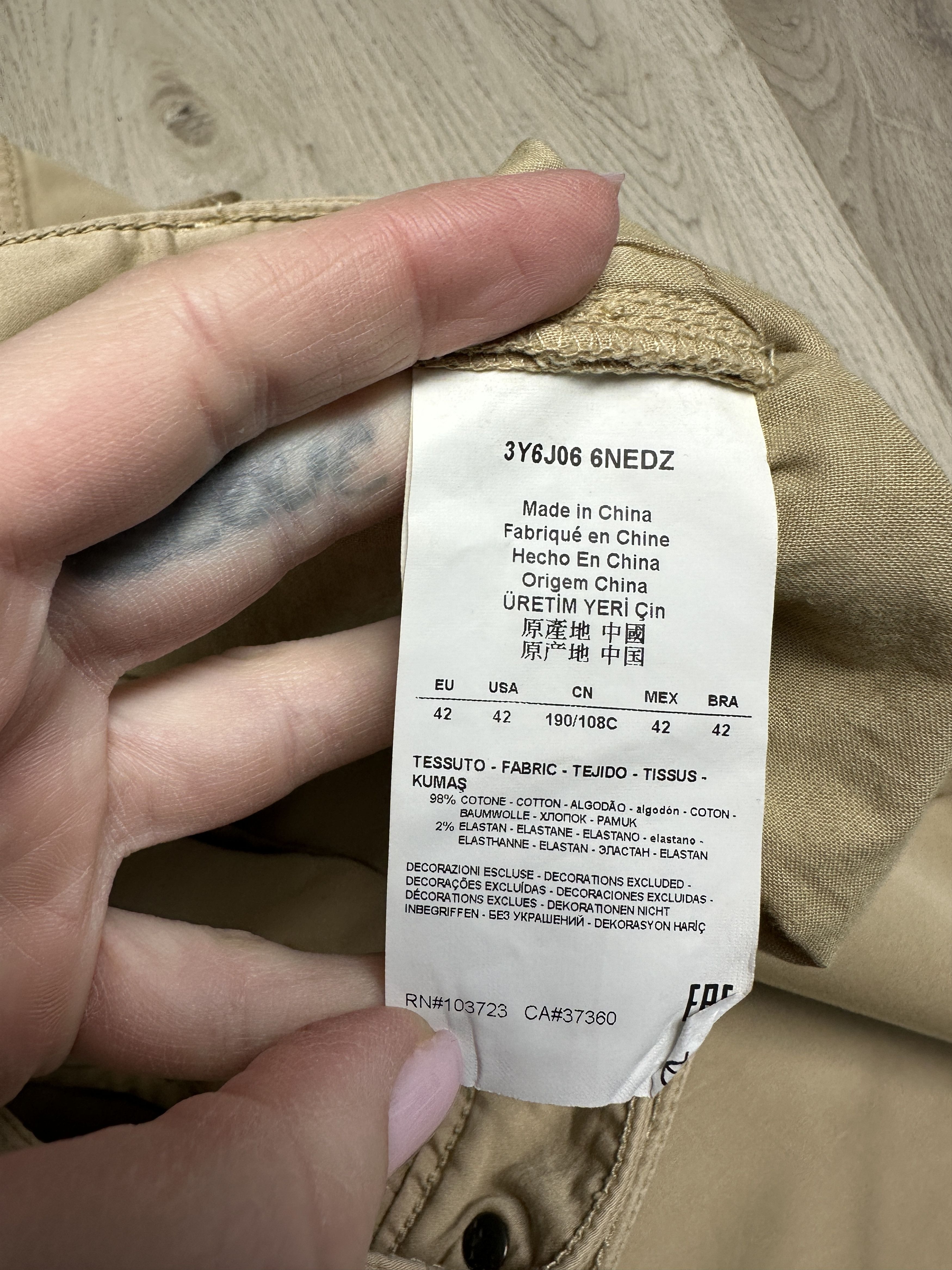 Armani Armani Jeans Mens Chino Pants Size US 42 / EU 58 - 9 Thumbnail