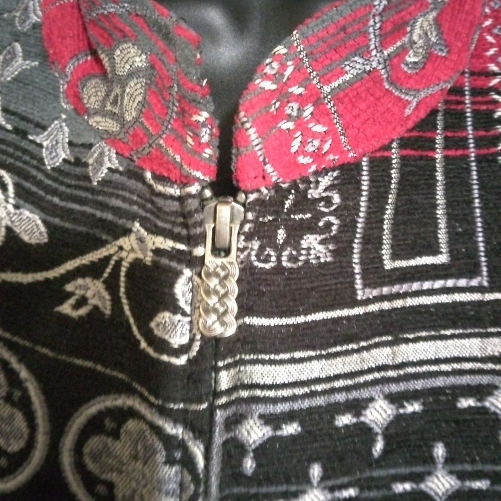 Other Vintage 90s Christopher & Banks Women Jacket XL Red Black Size XL / US 12-14 / IT 48-50 - 4 Thumbnail
