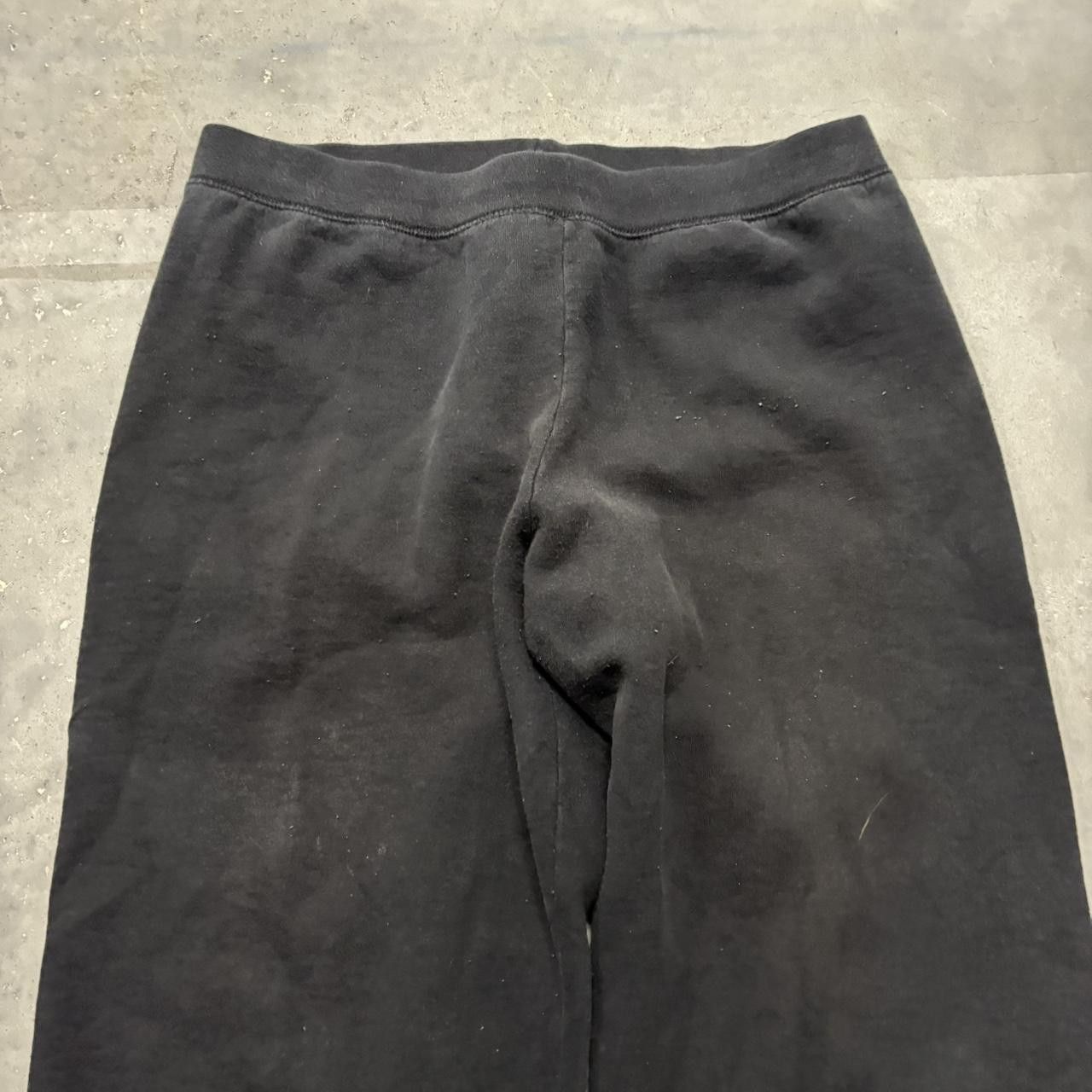 Japanese Brand × Vintage Crazy Vintage Y2K/2000s Black Essential Sweatpants! Size US 32 / EU 48 - 4 Thumbnail
