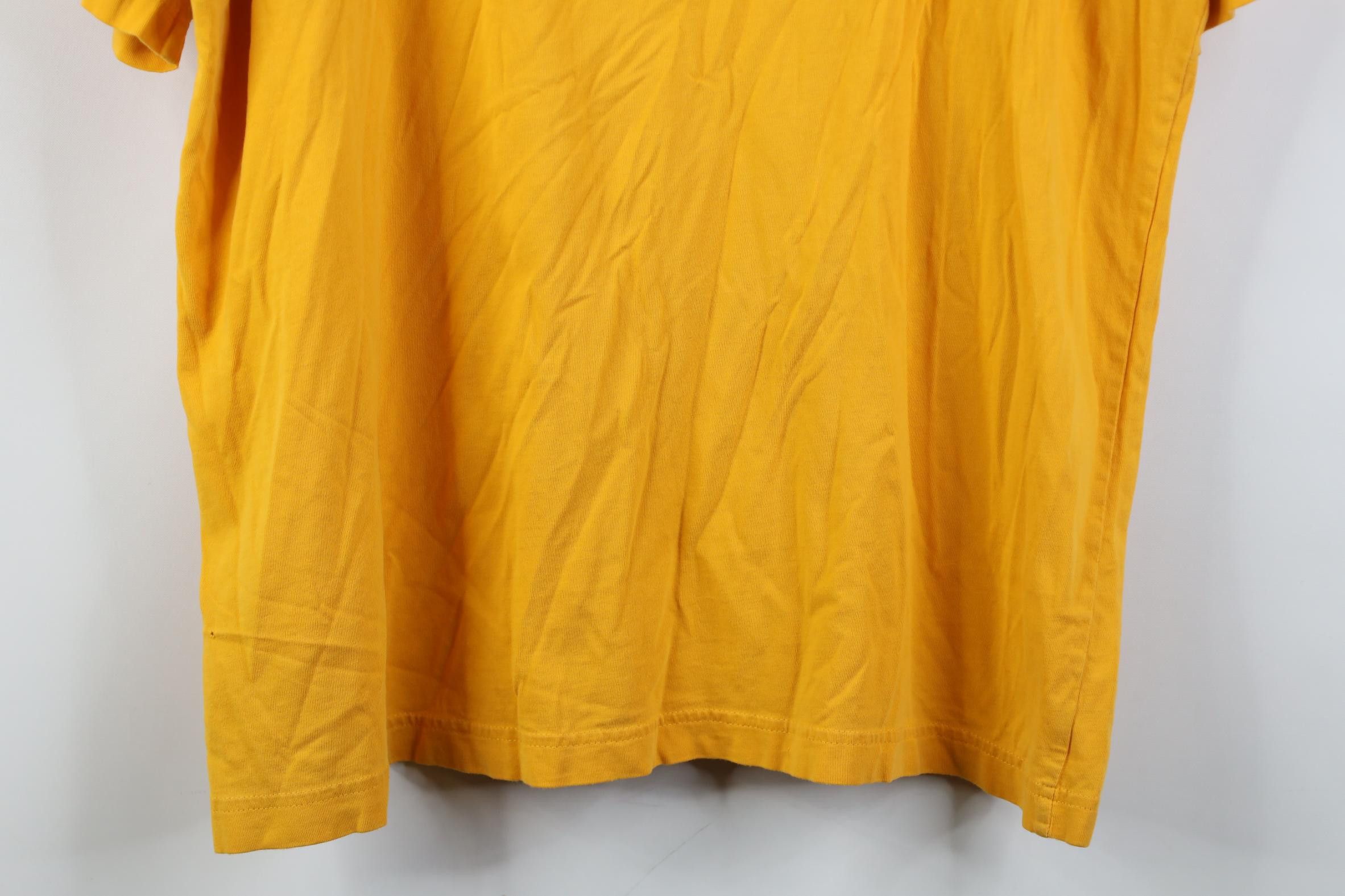 Lands' End Vintage Y2K Lands End Blank Short Sleeve T-Shirt Yellow Size US L / EU 52-54 / 3 - 19 Thumbnail