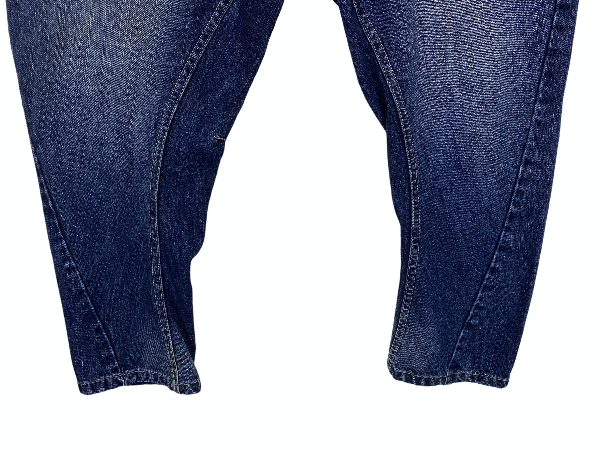 Japanese Brand Jungle Storm Balloon Drop Crotch Workwear High Waisted Jeans Size US 29 - 5 Thumbnail