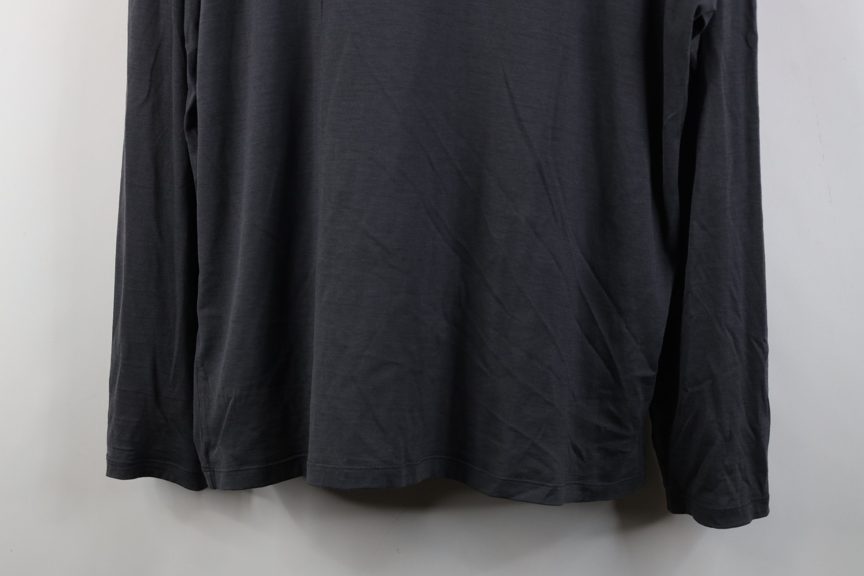 Vintage Klim Racing Teton Merino Wool Knit Long Sleeve T-Shirt Gray Size US L / EU 52-54 / 3 - 3 Thumbnail