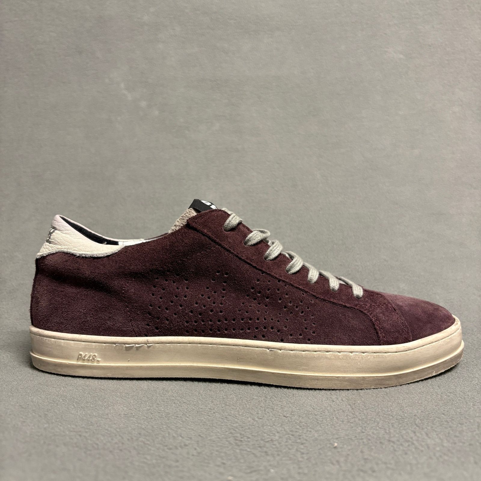 P448 P448 John Plum Purple Low Top Suede Sneakers Size 39 8.5US Size US 8.5 / IT 38.5 - 3 Thumbnail