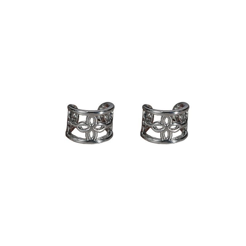 Jewelry Vintage Earrings One Pairs Chrome Jewelry Size ONE SIZE - 5 Thumbnail