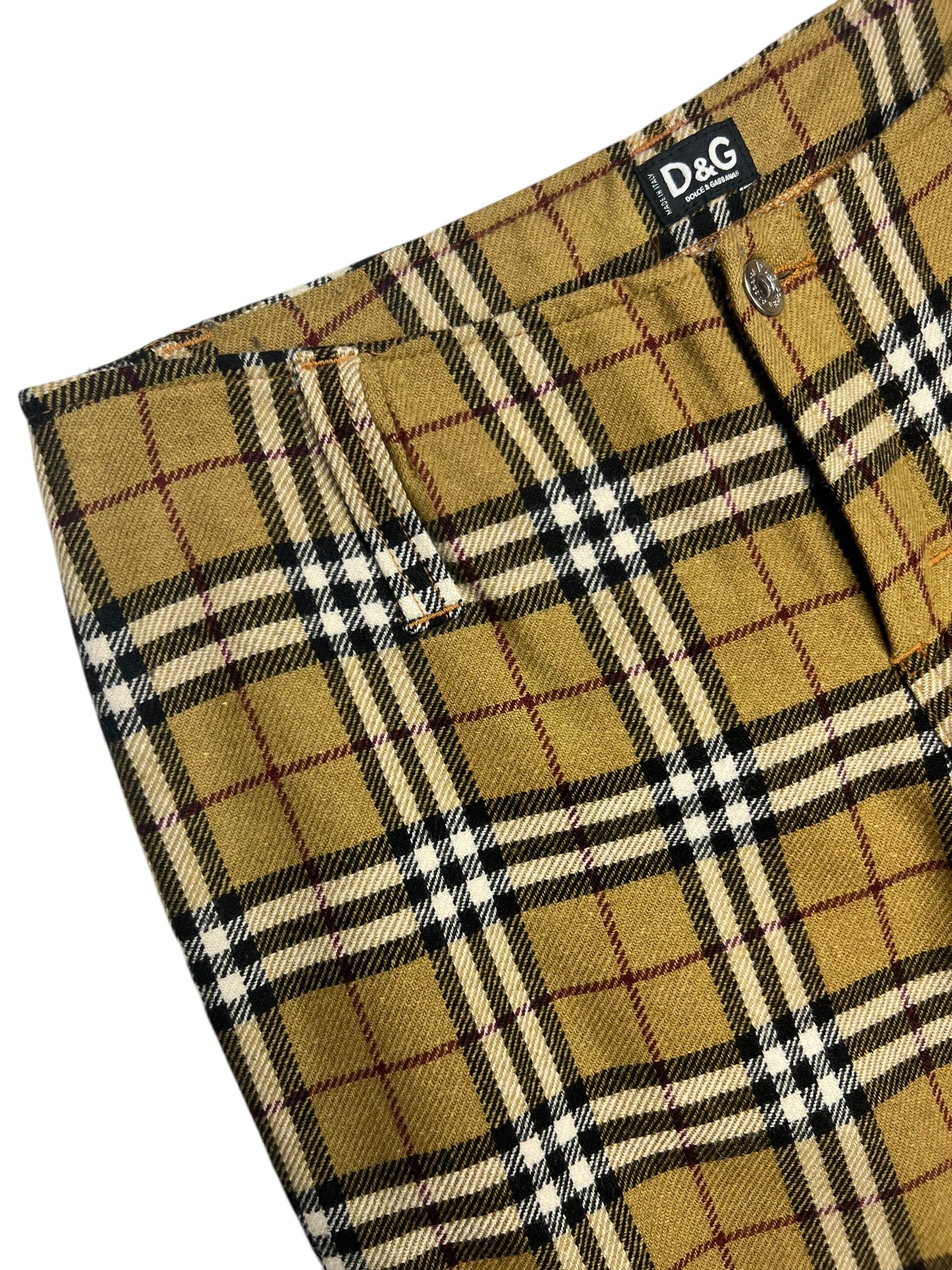 Designer × Dolce & Gabbana × Vintage Dolce & Gabbana Checkered Tartan Pants - 30” Size 30" / US 8 / IT 44 - 3 Thumbnail