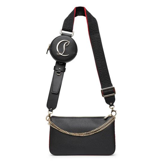 Christian Louboutin o1s1wg110126 Size: OS/Loubila Hybrid Pouch in Black Size ONE SIZE - 1 Thumbnail