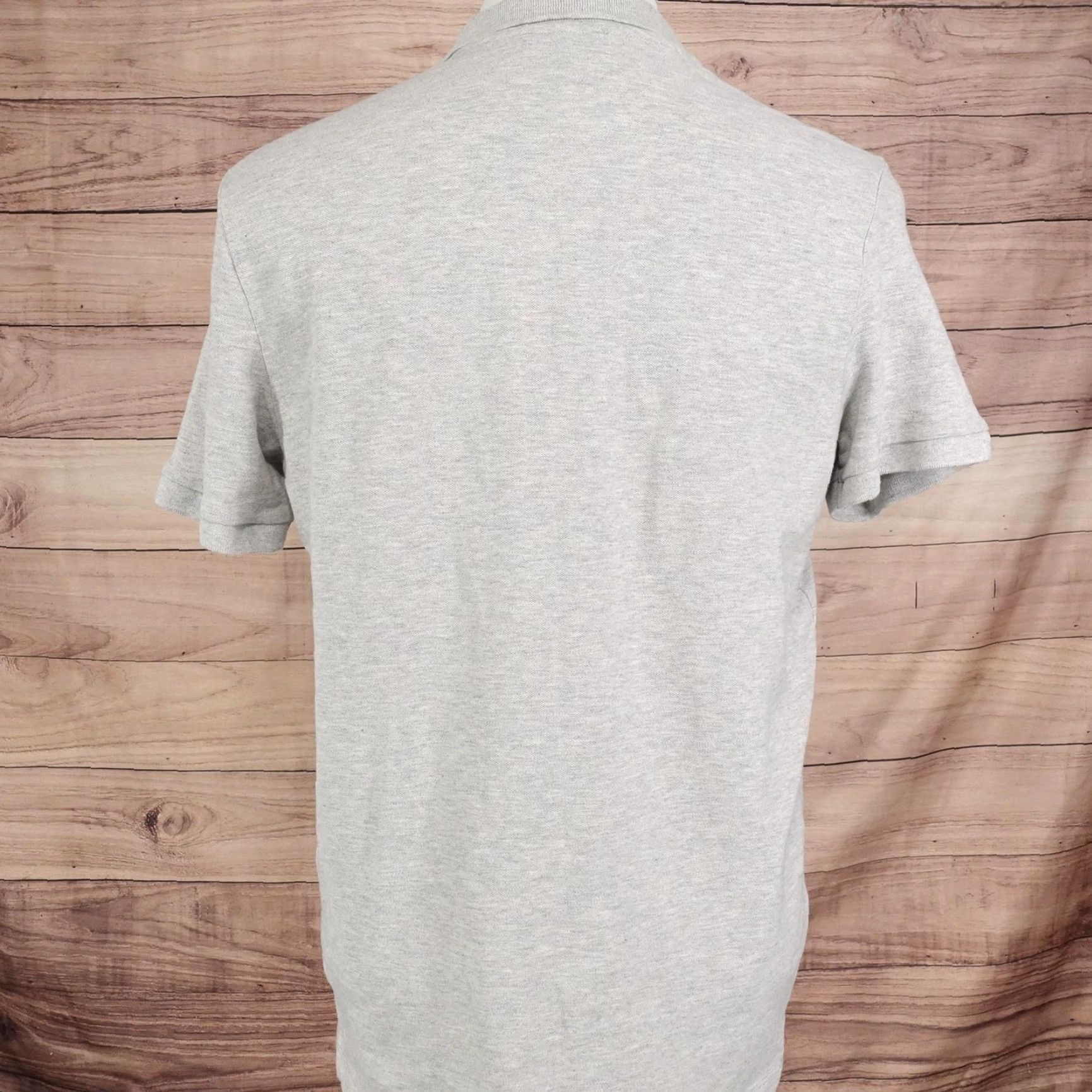 Express Express Polo Shirt Mens L Gray Solid 100% Cotton Knit Short Sleeve Shirt Mens Casual Business Size US L / EU 52-54 / 3 - 4 Thumbnail
