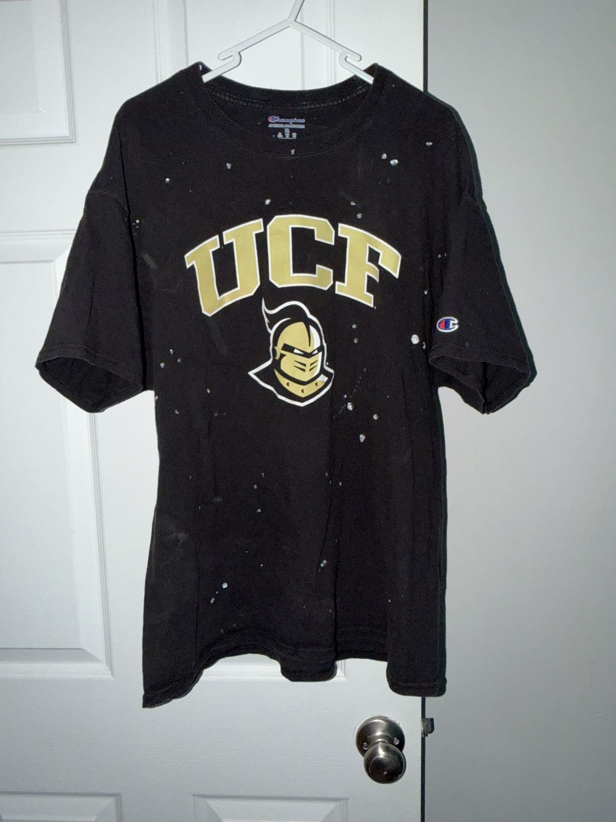 Champion Black Champion UCF t shirt paint Size US XL / EU 56 / 4 - 1 Thumbnail