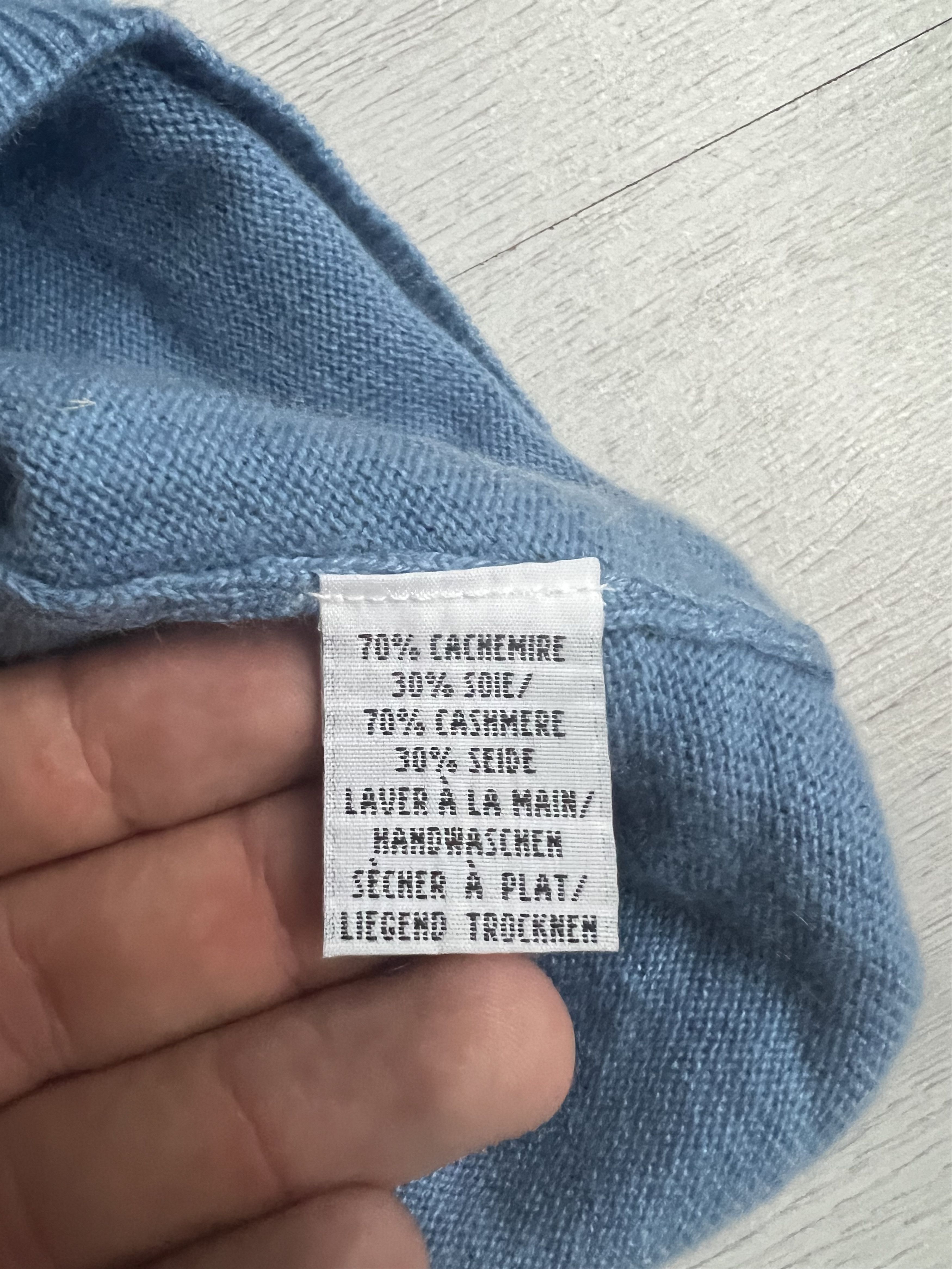 Other Eric Bompard Cashmere Silk Blend Sweater - Sky Blue - Size S Size S / US 4 / IT 40 - 3 Thumbnail