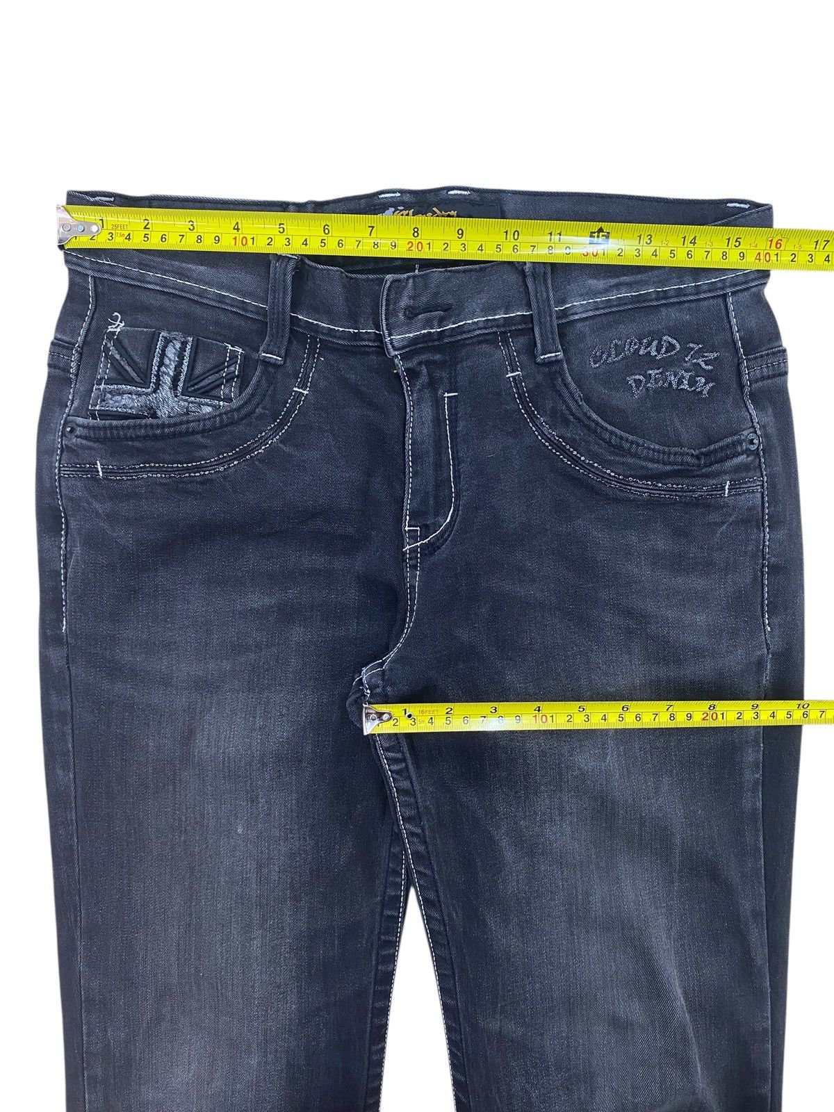 Japanese Brand Japanese Brand Dark Faded Wash Style Straight Cut Jeans Size US 32 / EU 48 - 5 Thumbnail
