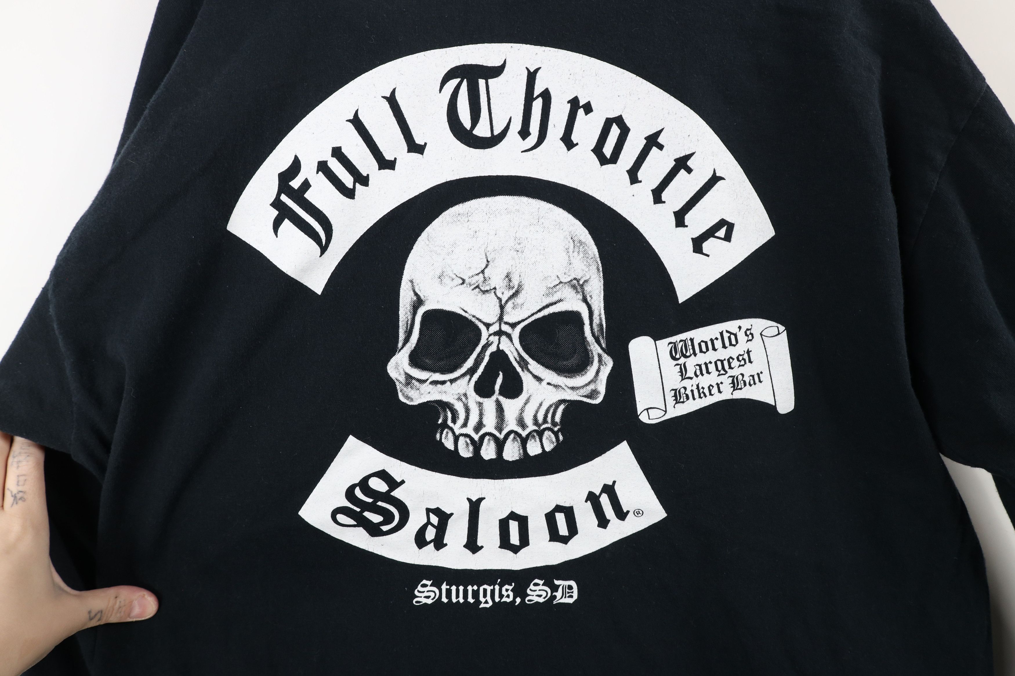 Vintage Vintage Streetwear Saloon Motorcycle Long Sleeve T-Shirt Size US XXL / EU 58 / 5 - 10 Thumbnail