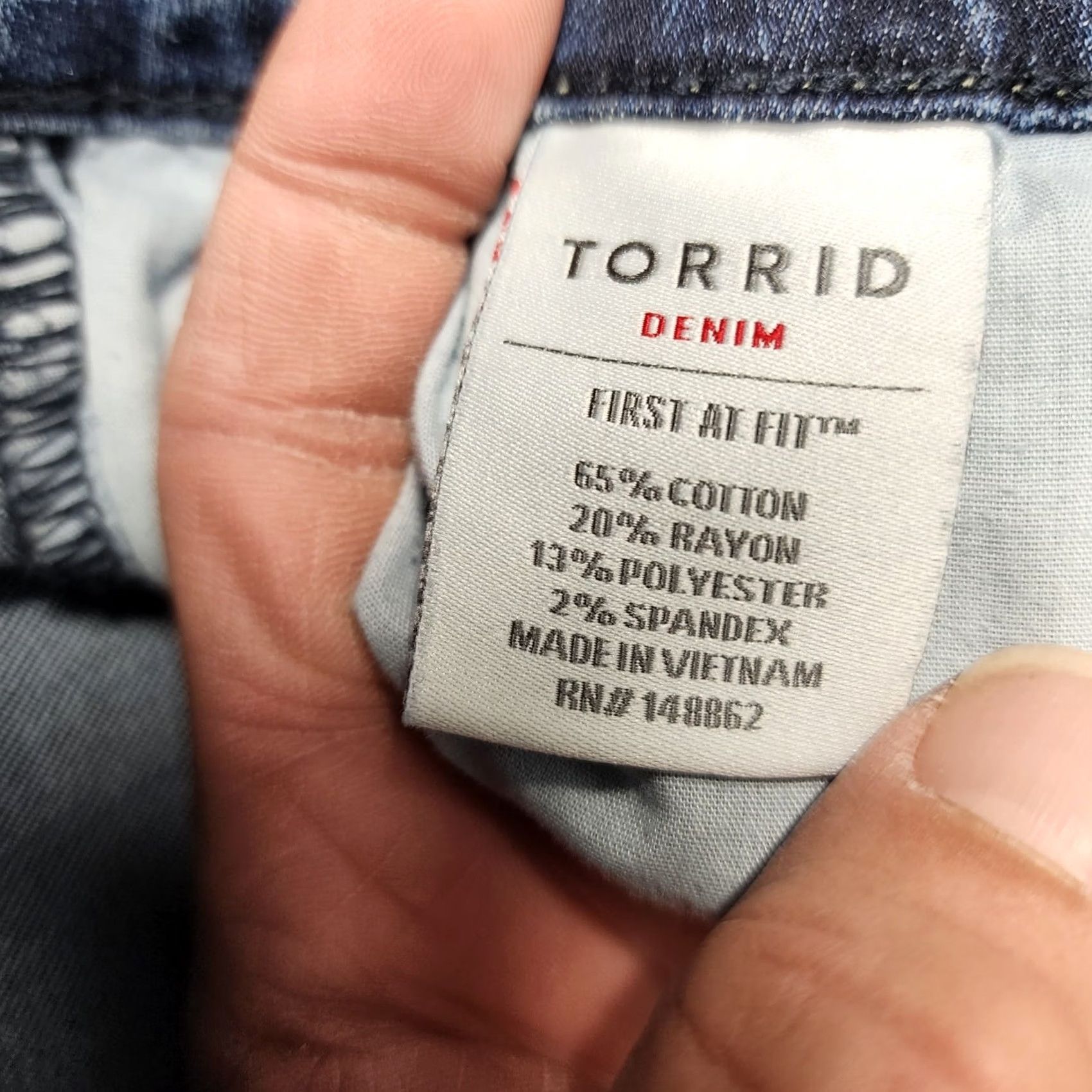 Torrid Torrid Jeans Jegging Women Plus Size 22S Blue Denim Stretch Casual Preppy Jeans 38 in Waist 27 in Inseam Womens Size 40" / US 18 - 5 Thumbnail