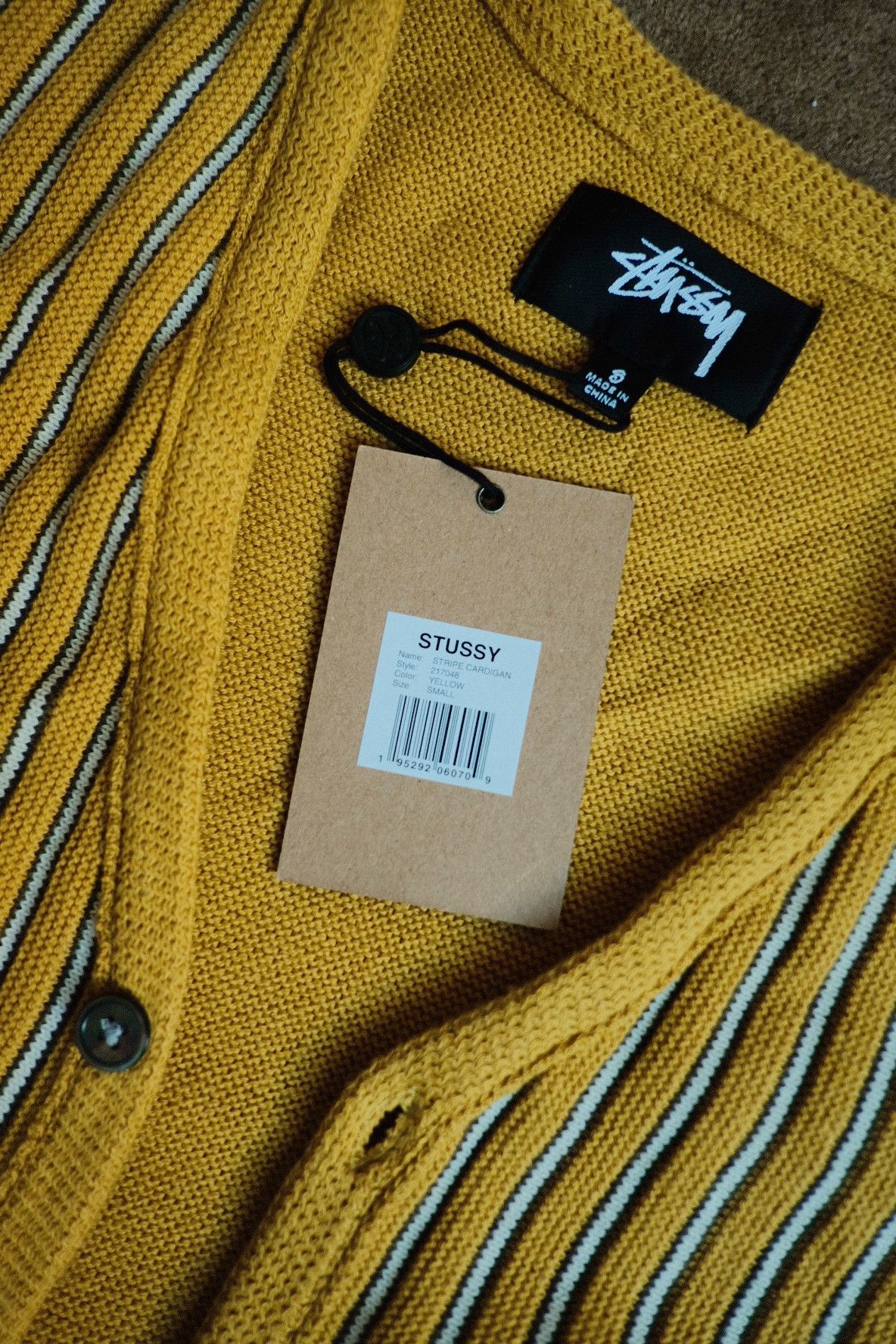 Stussy Striped Cardigan Size US S / EU 44-46 / 1 - 2 Thumbnail
