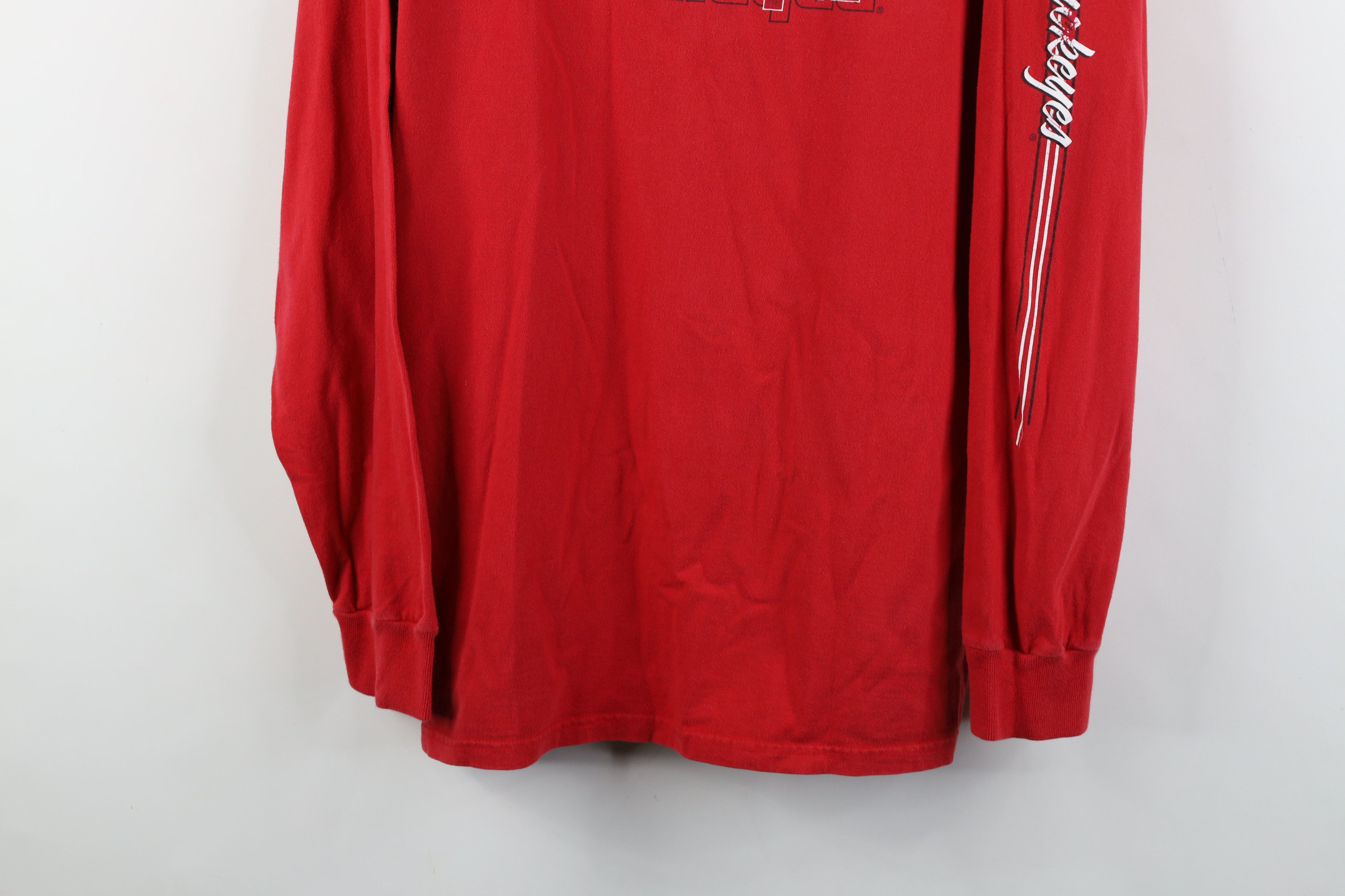 Vintage Vintage 90s Ohio State University Long Sleeve T-Shirt Red Size US L / EU 52-54 / 3 - 3 Thumbnail