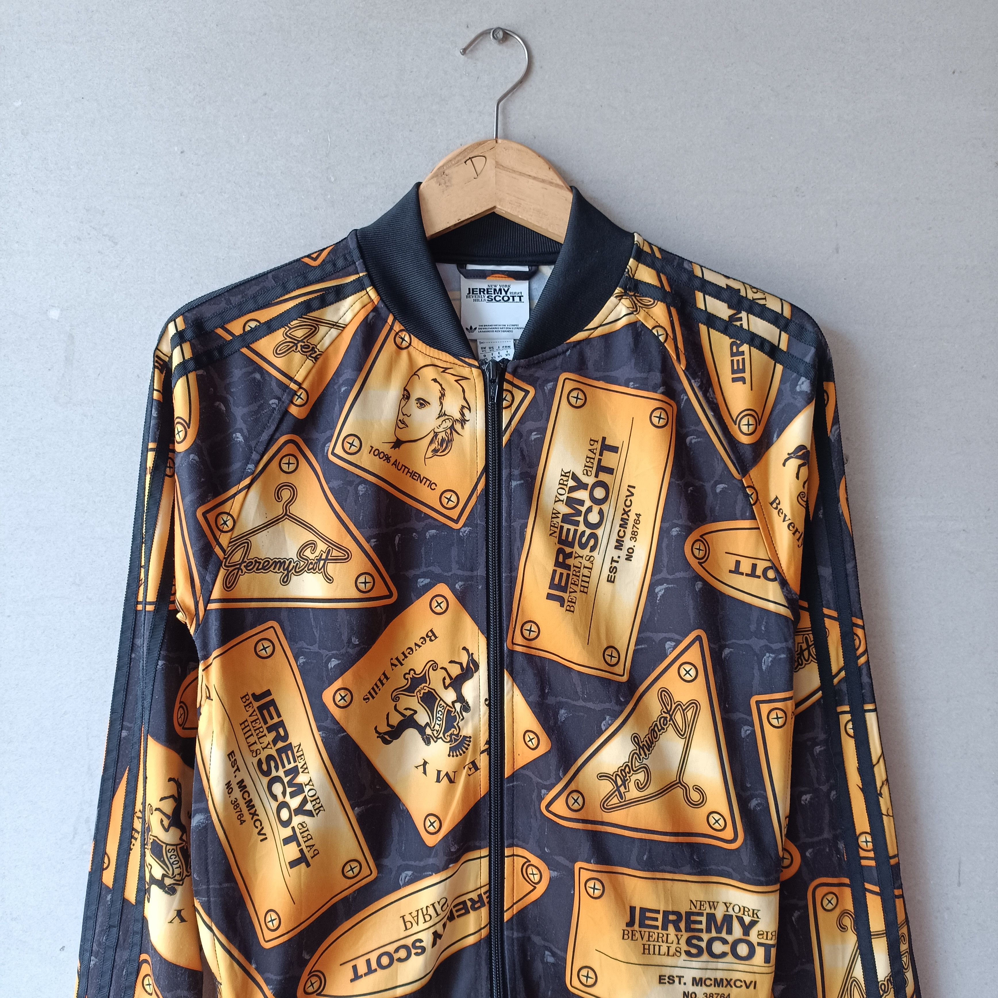 Adidas × Jeremy Scott Jeremy Scott Plaque Tracktop Rare ( KINGSMAN MOVIE ) Size US XS / EU 42 / 0 - 4 Thumbnail