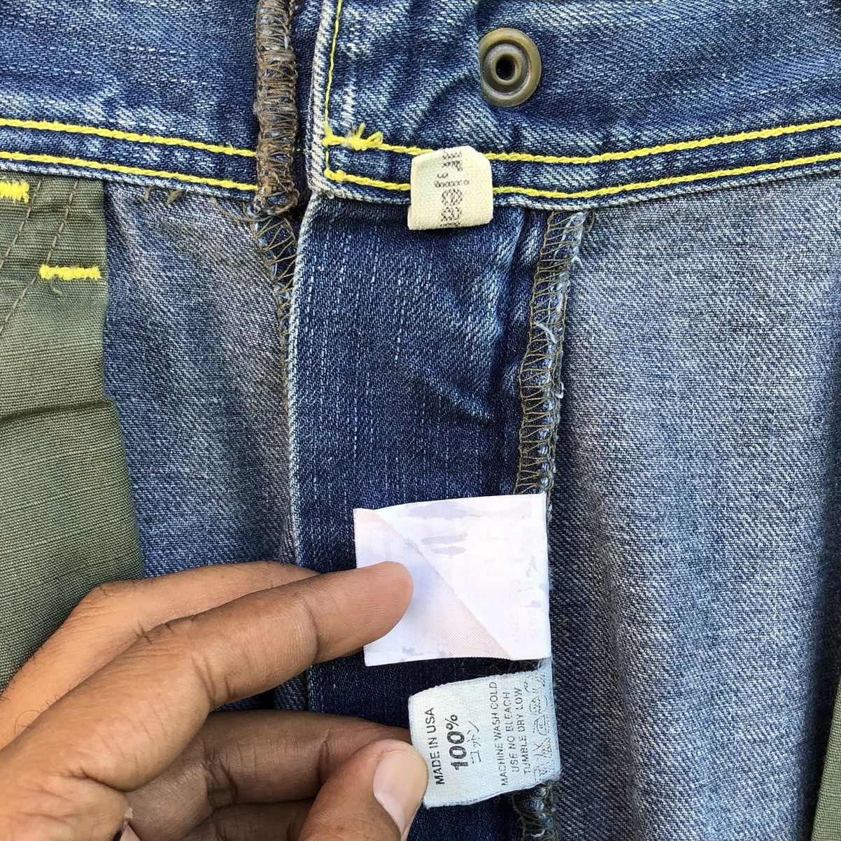 Stussy Vintage Stussy-WK Worker Labour Jeans Denim Pants USA 🇺🇸 Size US 32 / EU 48 - 16 Thumbnail