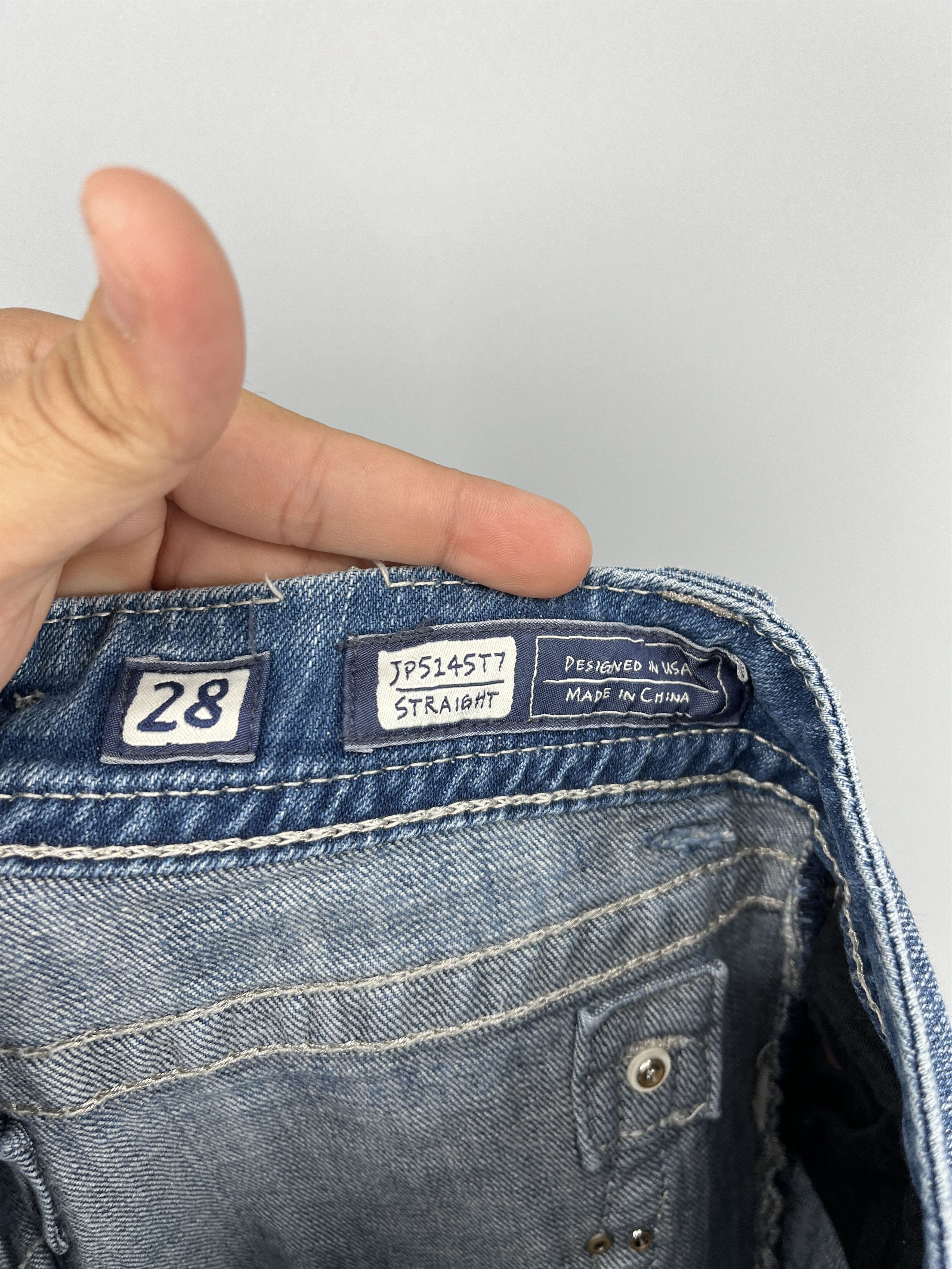 Hysteric Glamour × Japanese Brand × Miss Me Miss Me CRAZY Hysteric Glamour Chrome Hearts Style Jeans Size 28" / US 6 / IT 42 - 16 Thumbnail
