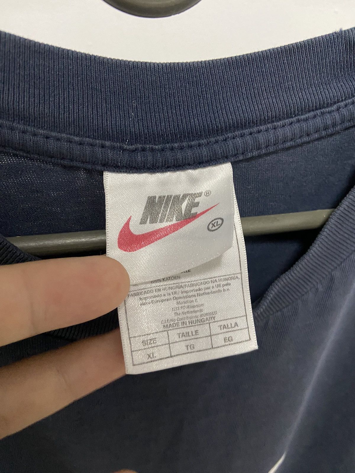 Nike × Vintage Nike Air T Shirt Vintage Big Logo swoosh skate Size US XL / EU 56 / 4 - 5 Thumbnail