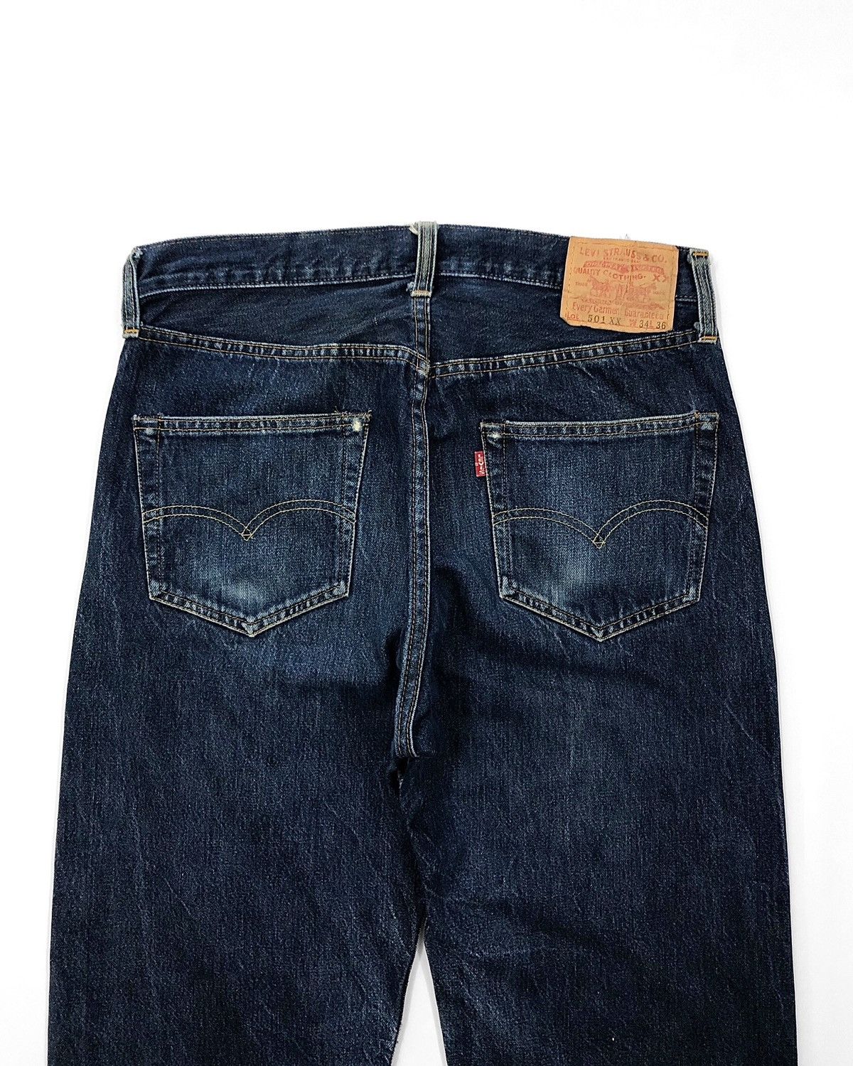 Levi's 1990's Levis Vintage Clothing 501XX Model 1955 Size US 34 / EU 50 - 9 Thumbnail