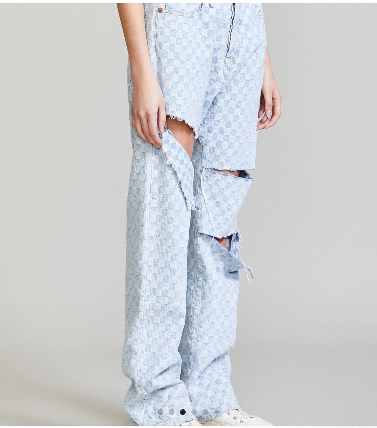 R13 R13 Izzy drop checker board Size 27" / US 4 / IT 40 - 1 Thumbnail