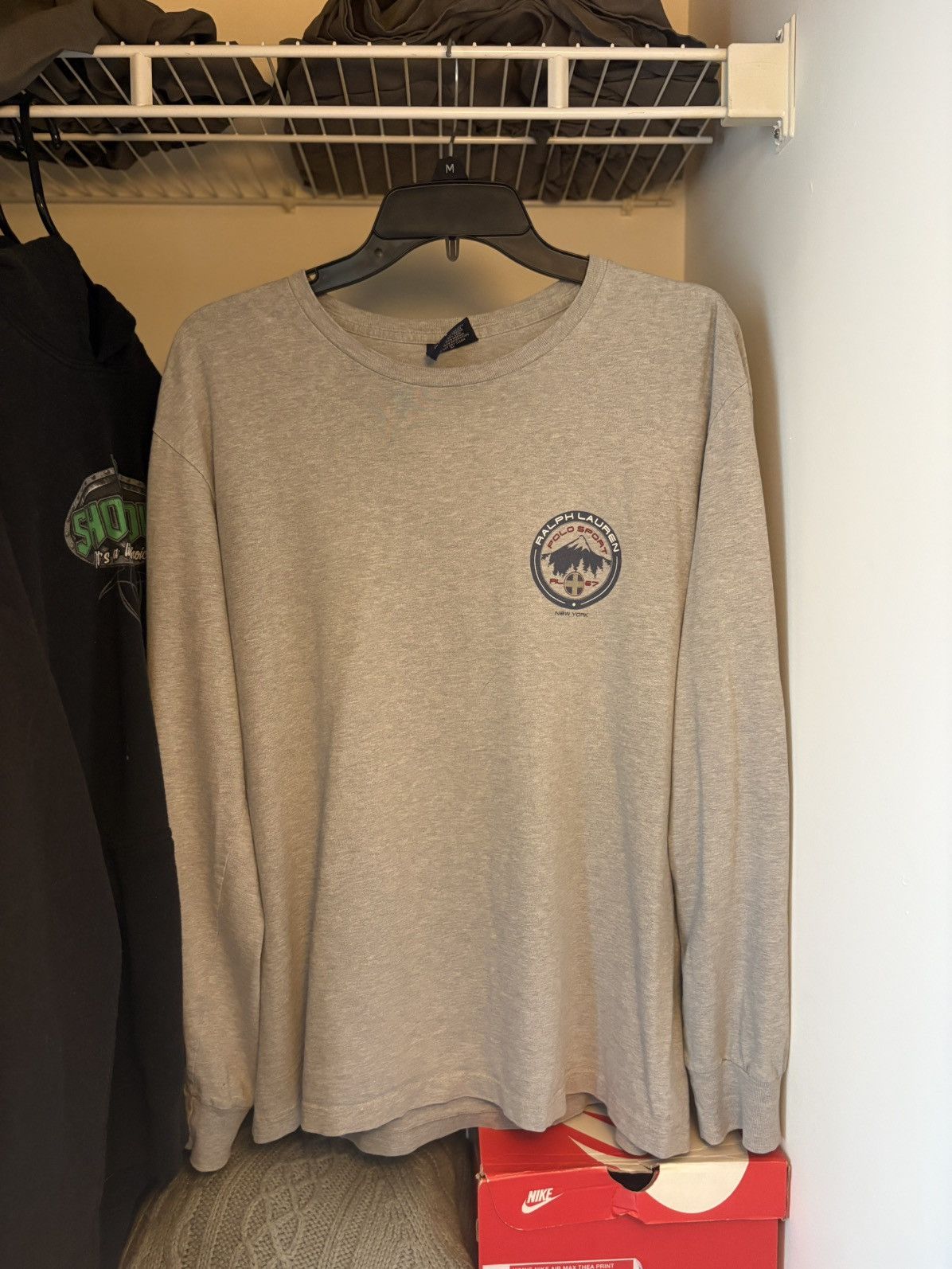 Polo Ralph Lauren RALPH LAUREN POLO SPORT LONG SLEEVE GRAY T-SHIRT Size US S / EU 44-46 / 1 - 2 Thumbnail
