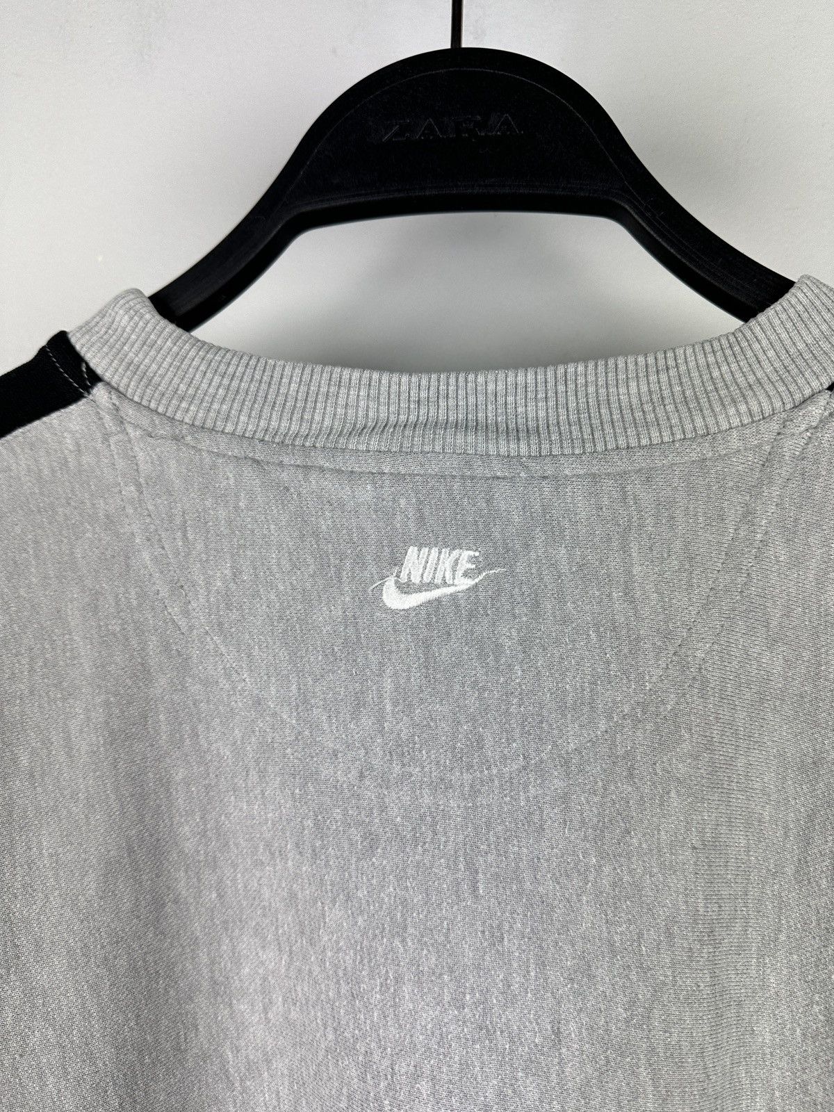 Nike × Vintage Vintage Y2K Nike Air Force Big Logo Baggy Sweatshirt Grey Size US L / EU 52-54 / 3 - 14 Thumbnail