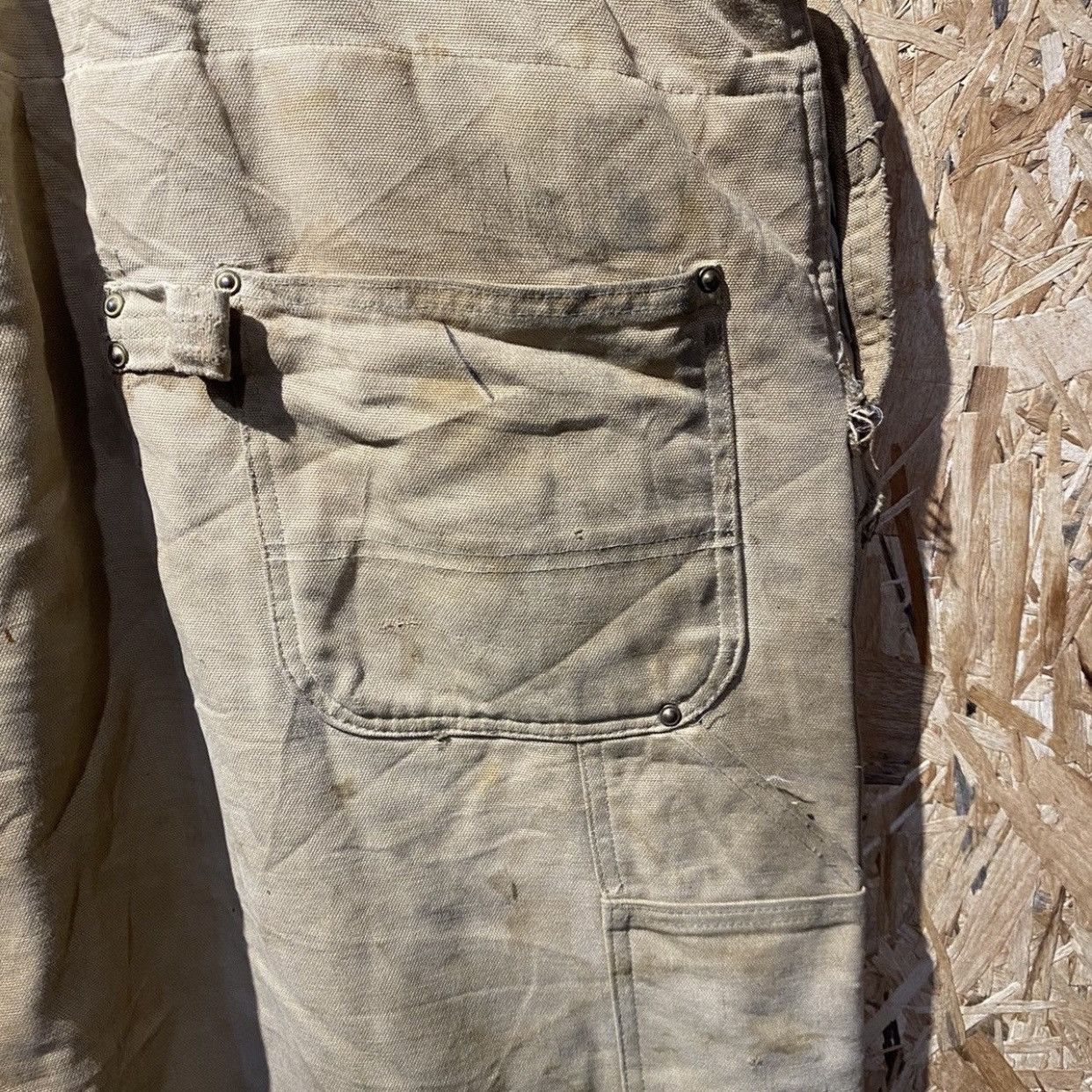 Carhartt Vintage Thrash Distressed Carhart Overalls size 50x30 Size US 44 / EU 60 - 21 Thumbnail
